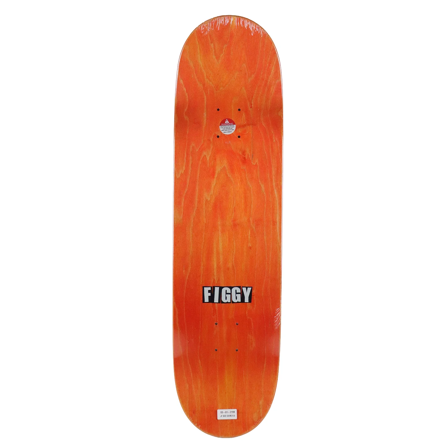 Baker Skateboard Deck Figgy Bad Dawg Black 8.5" x 32" - Image 3