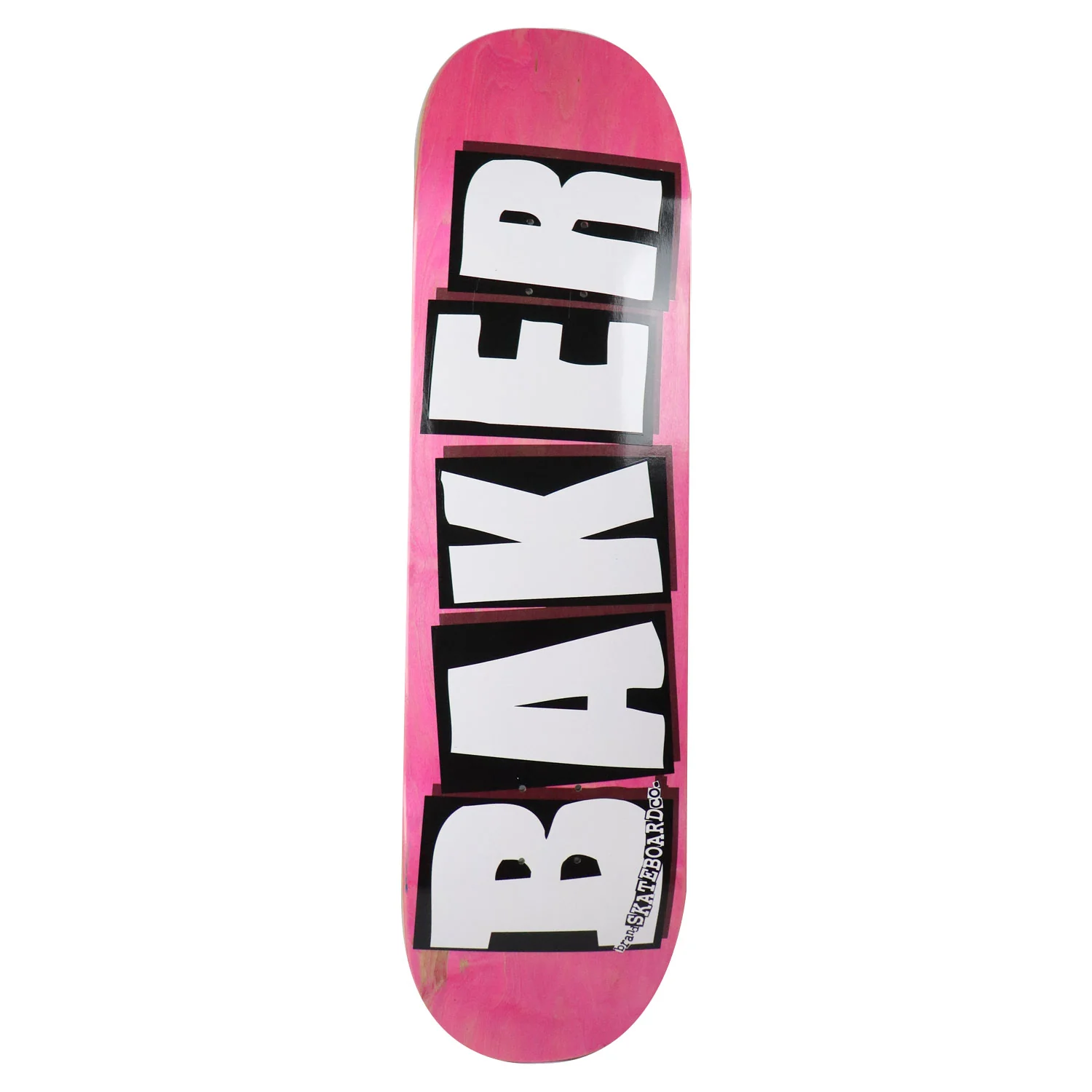 Baker Skateboard Deck Logo Veneers B2 Pink 8.5" x 32.5"