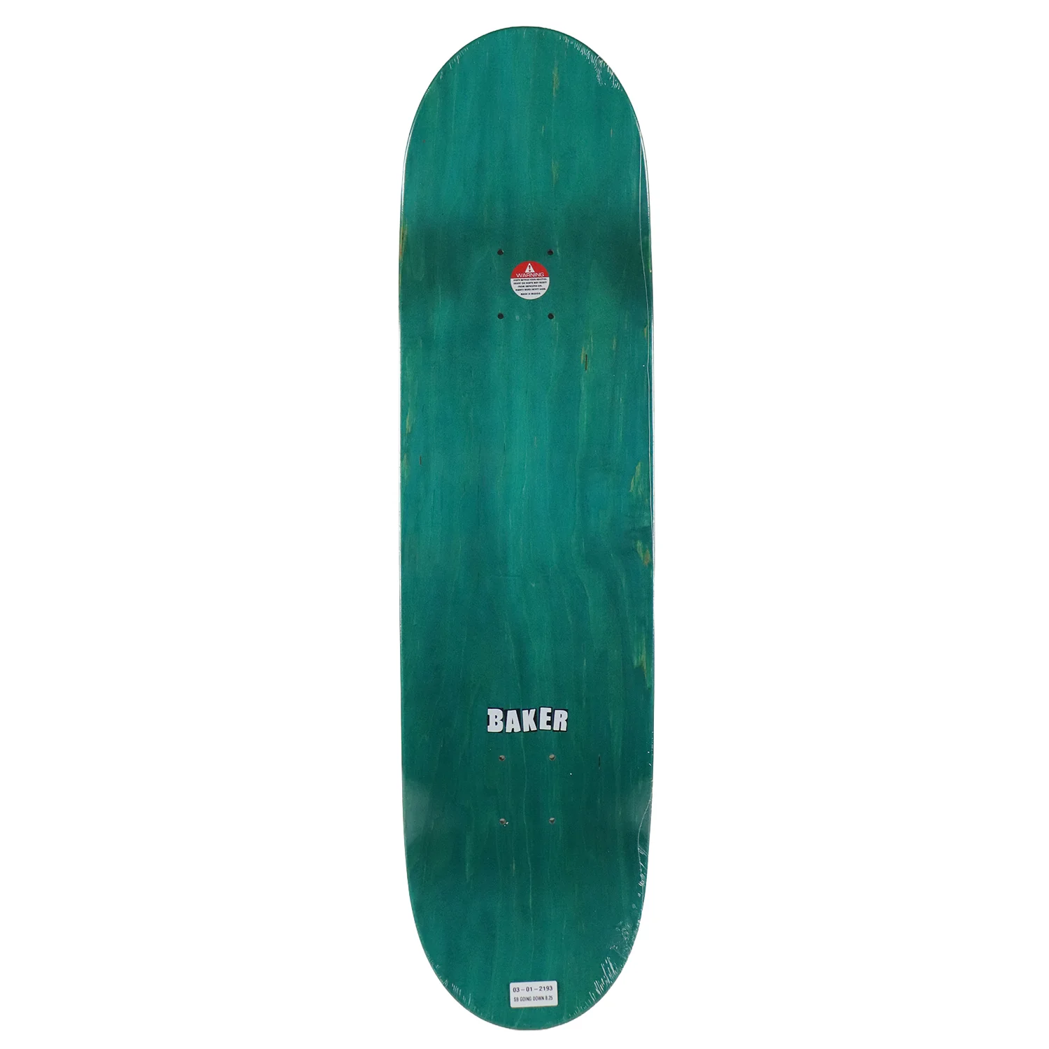 Baker Skateboard Deck Sammy Baca Going Down Grey 8.25" x 31.875" - Image 3