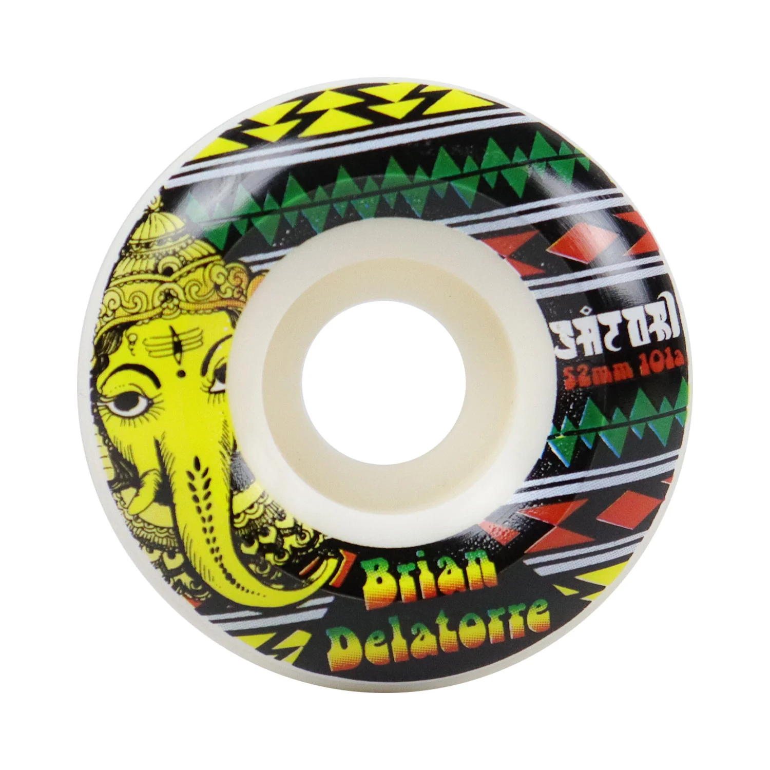 Baker Skateboard Stained Orange B2 Shape 8.5" Independent Satori Premium Kit - Image 3