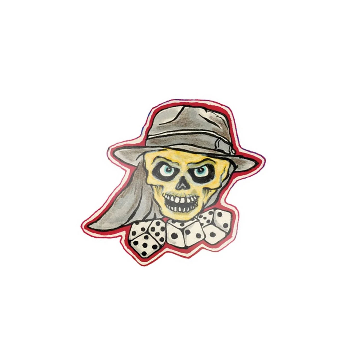 Baker Skateboard Sticker Tim Robinson I Think You Should Leave - Brians Hat 4.5" x 4.5"