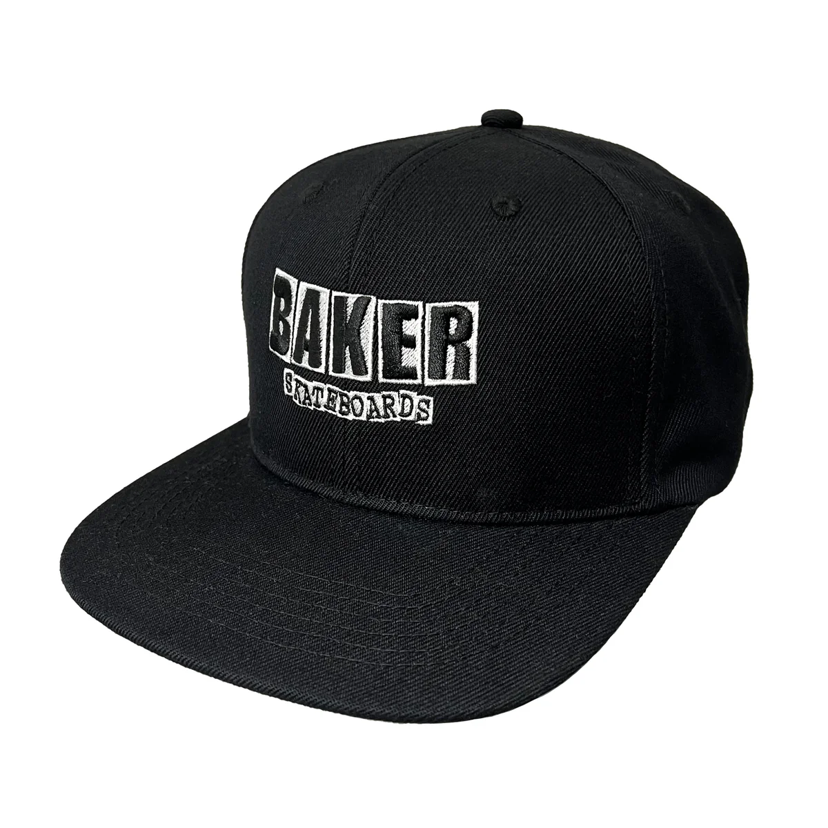 Baker Skateboards Hat Classic Logo Snapback Black
