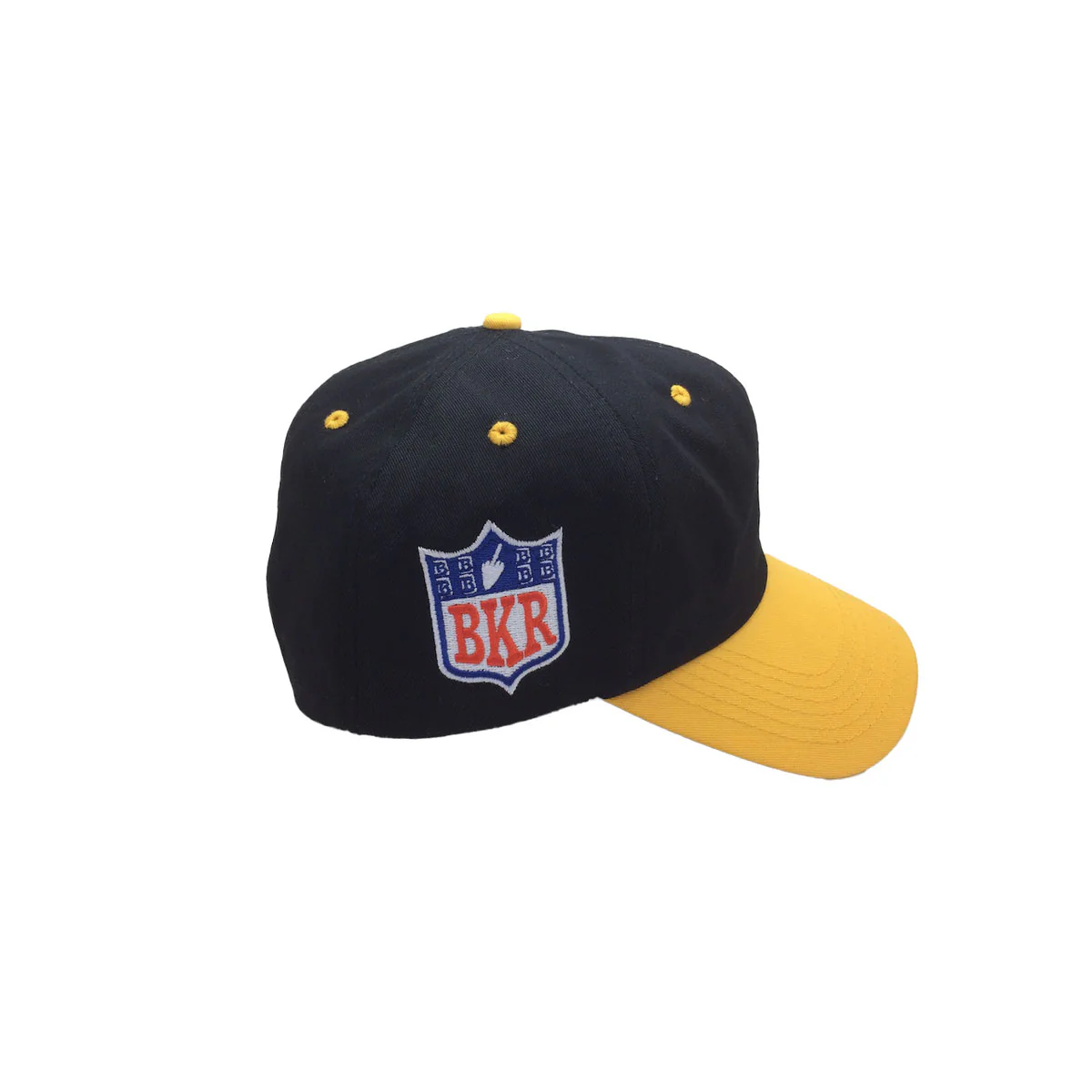 Baker Skateboards Hat Cool Place Snapback Black/Yellow - Image 3