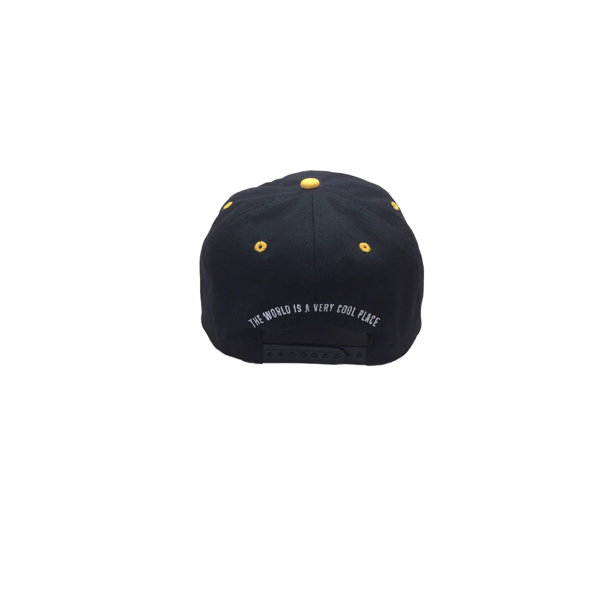Baker Skateboards Hat Cool Place Snapback Black/Yellow - Image 4