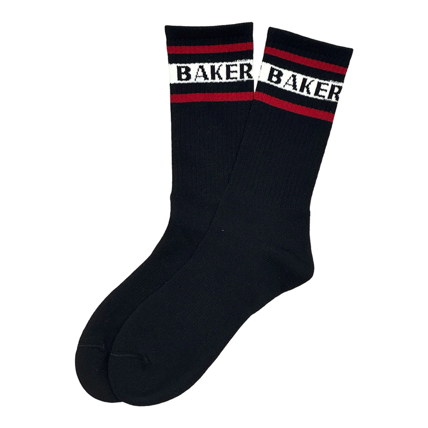 Baker Skateboards Socks White Stripe Navy