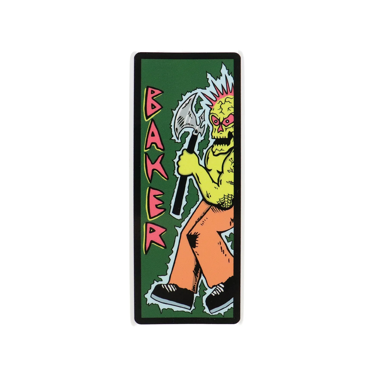 Baker Skateboards Sticker Axe Man 2" x 5"