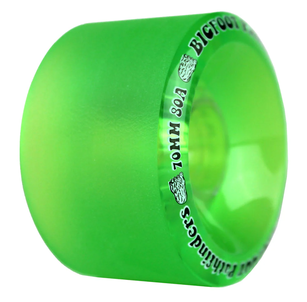 Bigfoot Longboard Wheels - 70mm 80a Pathfinders Green - Image 3