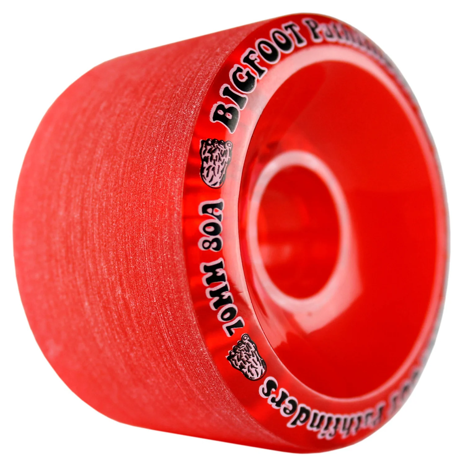 Bigfoot Longboard Wheels 70mm 80a Pathfinders Red - Image 3