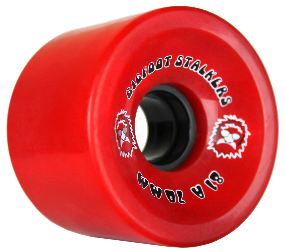 Bigfoot Longboard Wheels 70mm Stalkers Red - Image 3