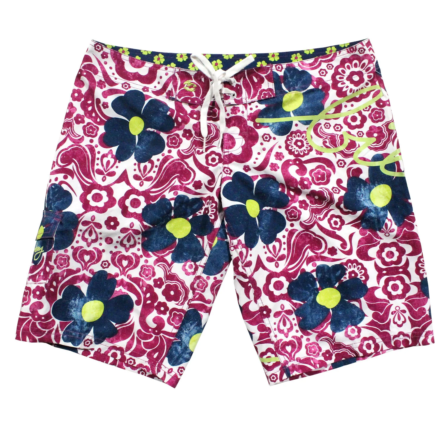Billabong Women's Shorts Flowers Purple - Size 5