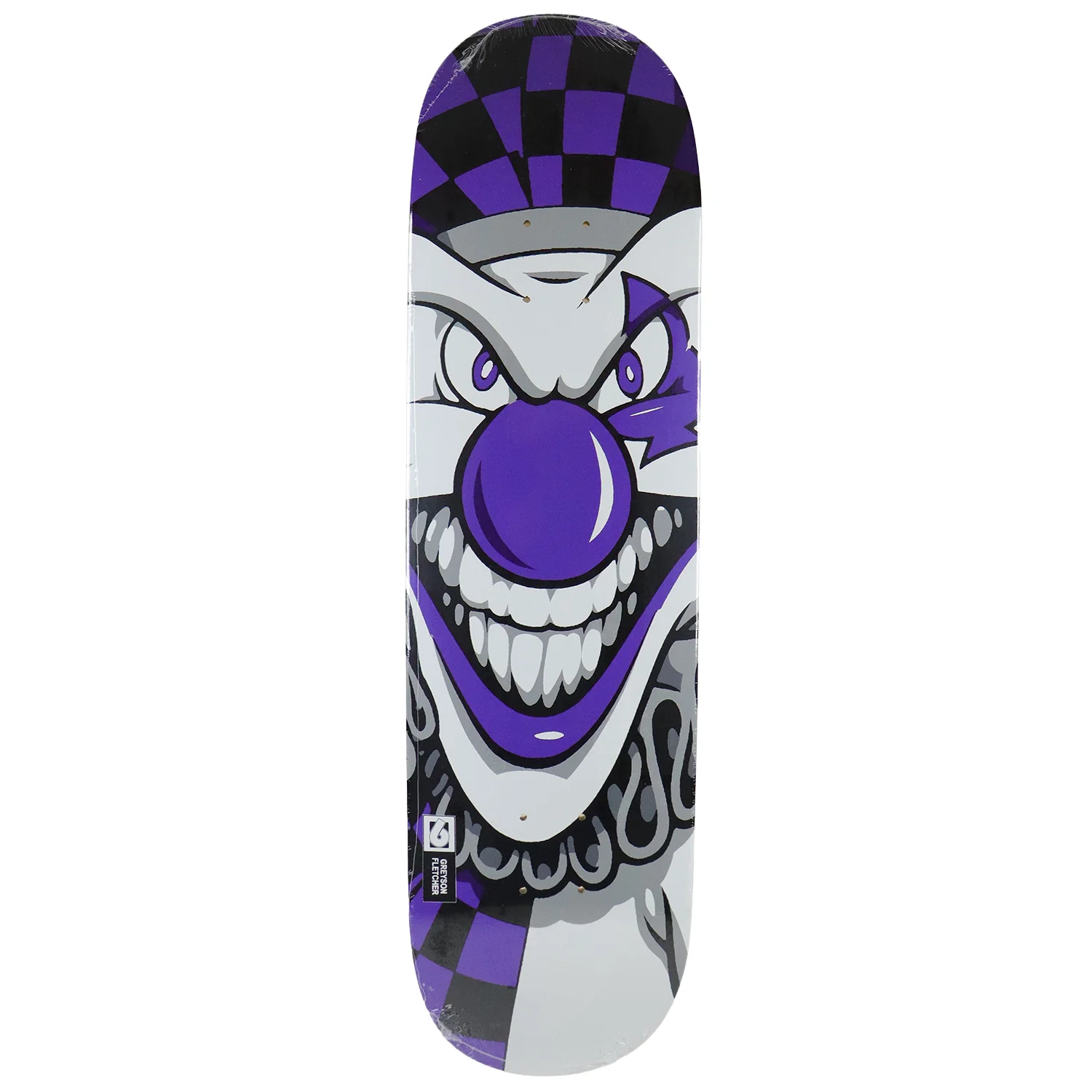Birdhouse Skateboard Complete Greyson Fletcher Joker Purple 8.25" x 31.75" - Image 2