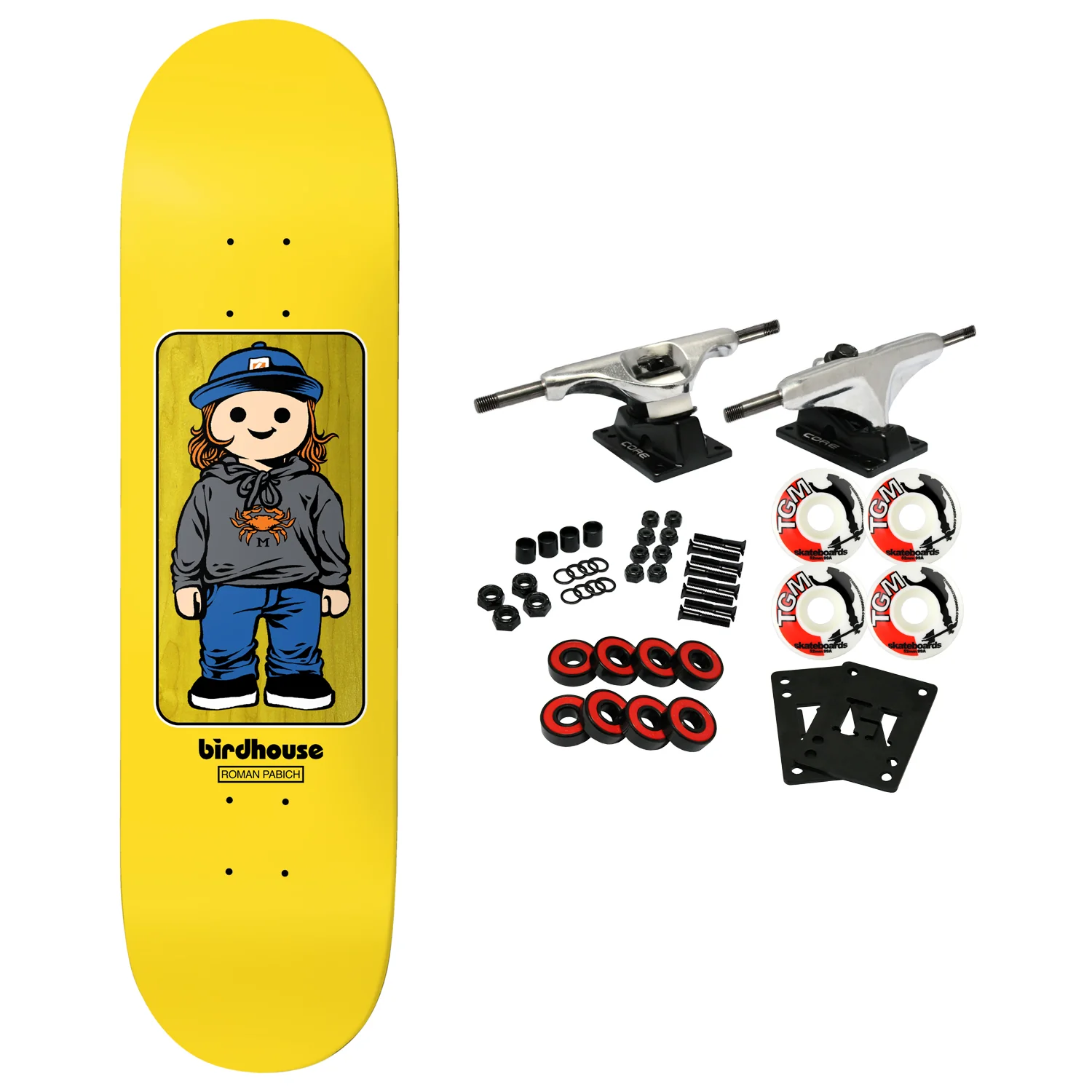 Birdhouse Skateboard Complete Roman Pabich Toy Box 8.5" x 31.75"