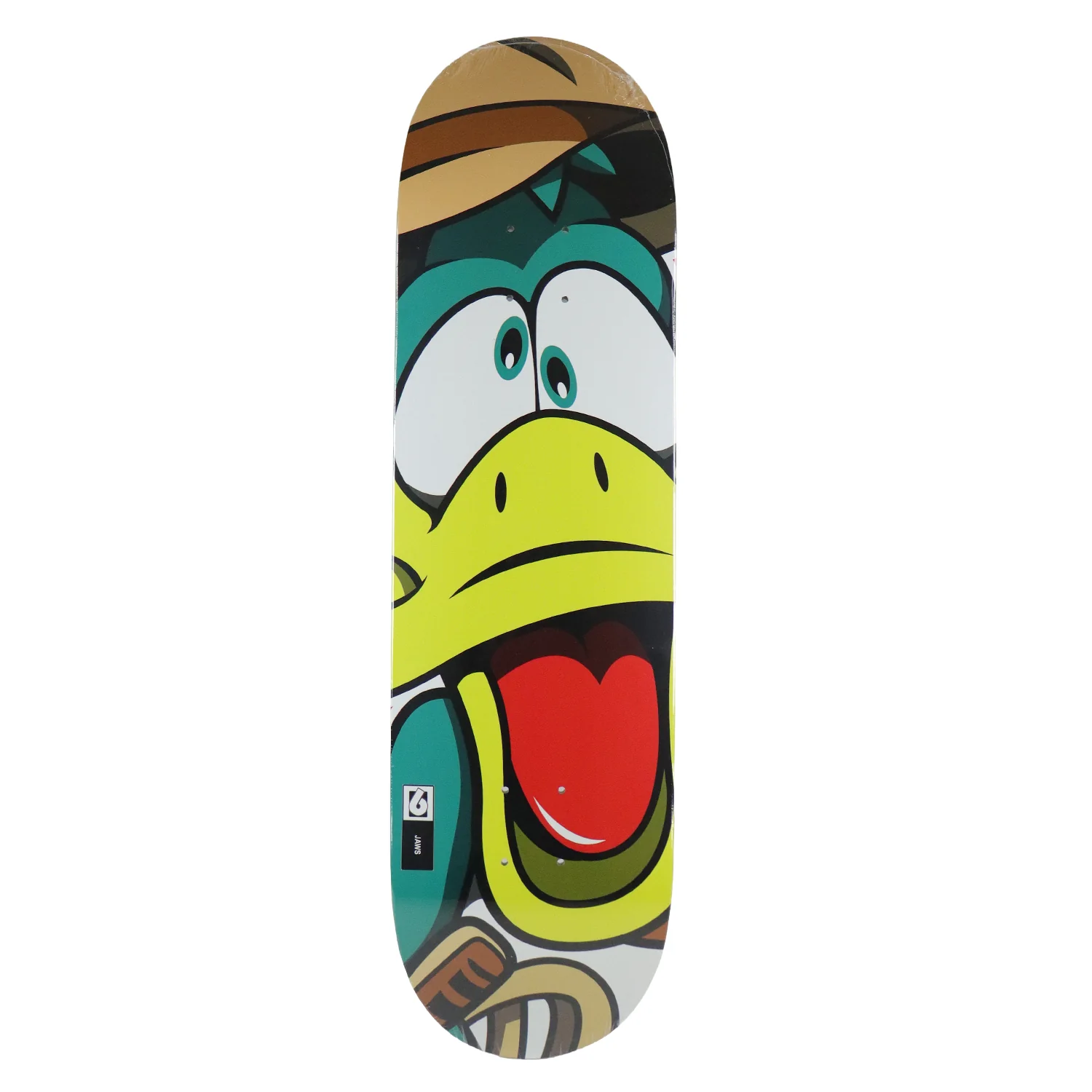 Birdhouse Skateboard Deck Jaws Duck Jones Yellow 8.475" x 31.875" - Image 2