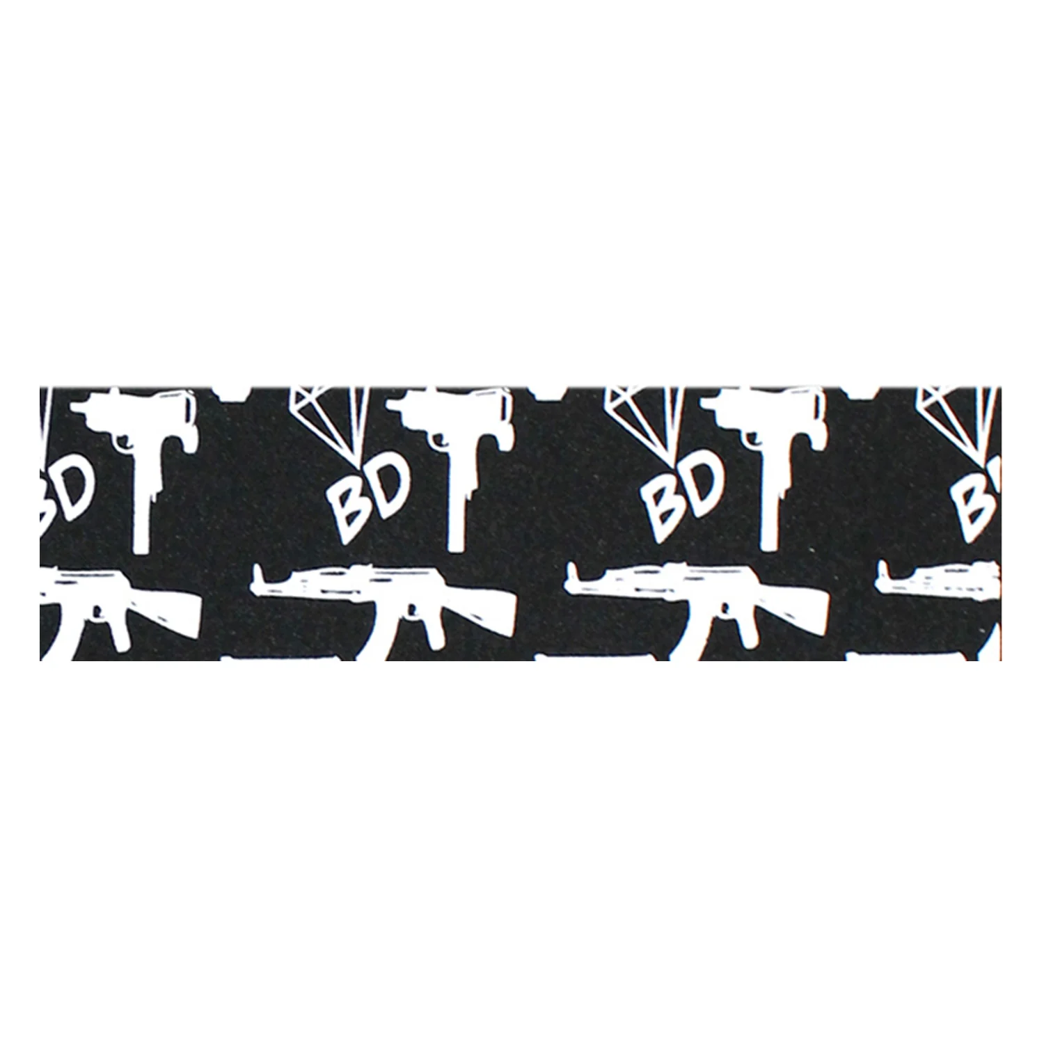 Black Diamond Scooter Griptape Guns and Diamonds 4.5" x 16" - Image 2