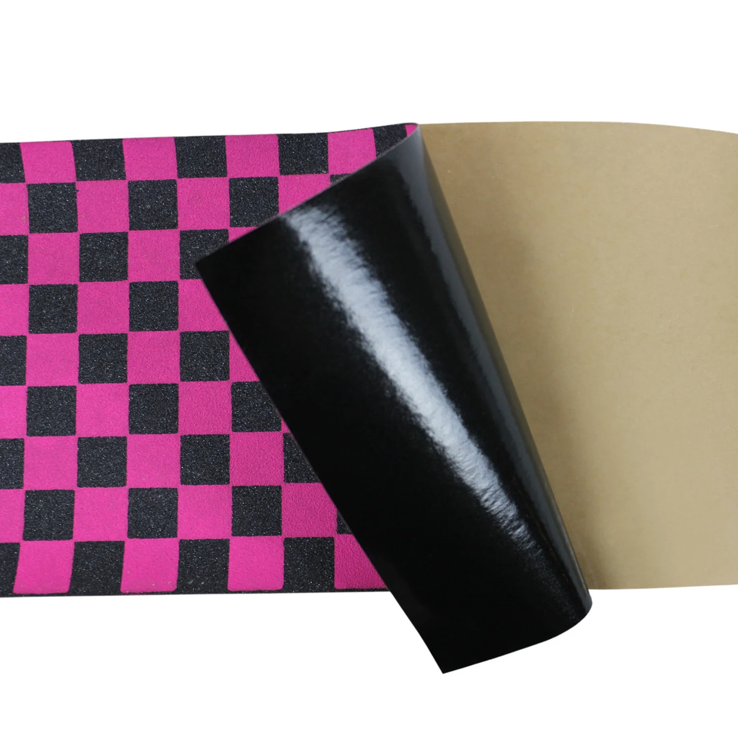 Black Diamond Scooter Griptape Pink Checker 4.5" x 16" - Image 4
