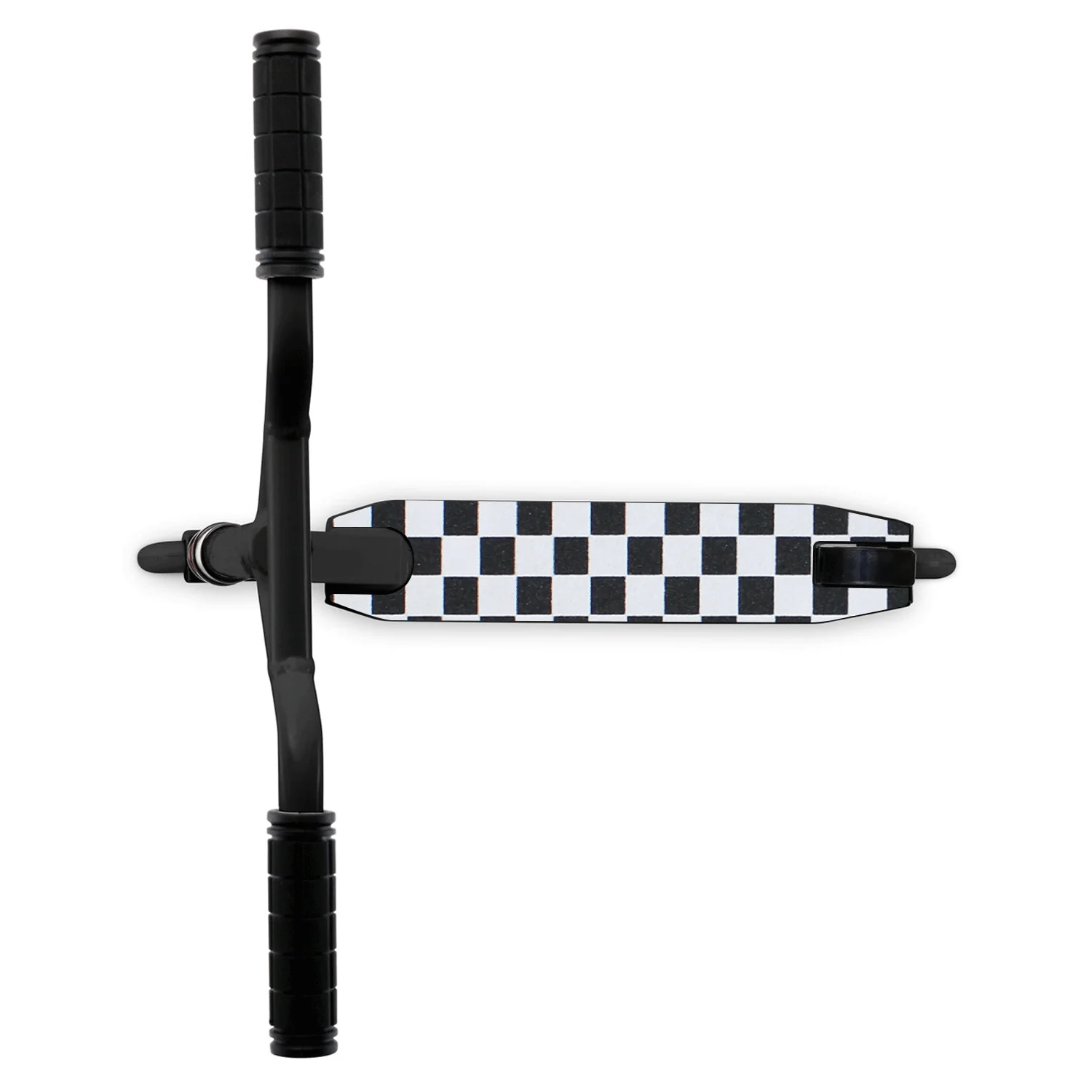 Black Diamond Scooter Griptape White Checker 4.5" x 16" - Image 5