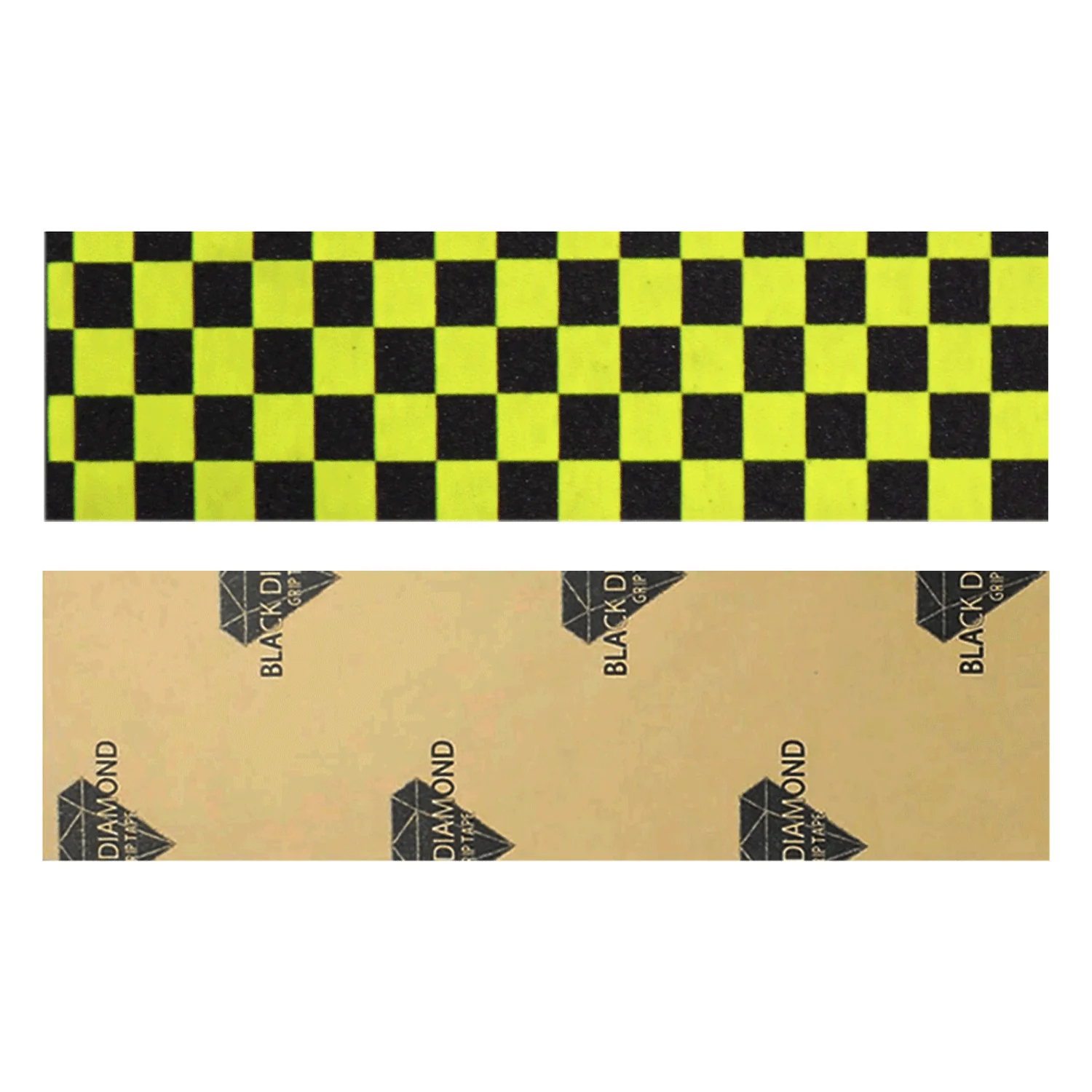 Black Diamond Scooter Griptape Yellow Checker 4.5" x 16"