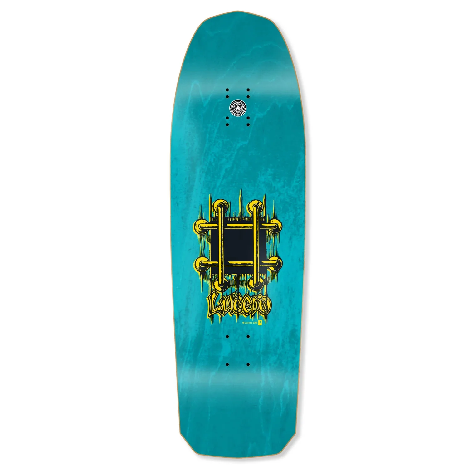 Black Label Skateboard Complete Lucero OG Bars Shaped Assorted 10" x 32.875" - Image 2