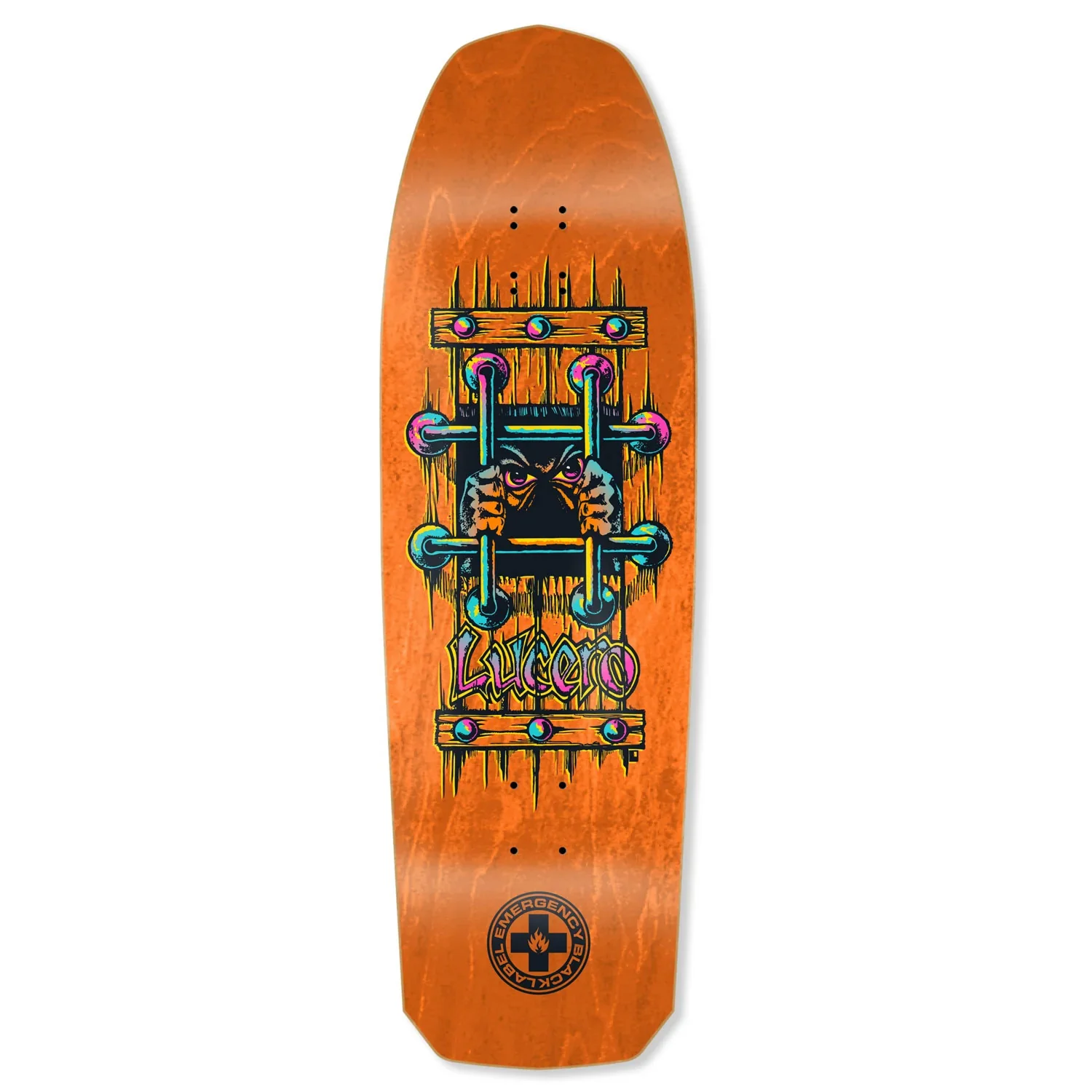 Black Label Skateboard Deck Lucero OG Bars Shaped Assorted 10" x 32.875"