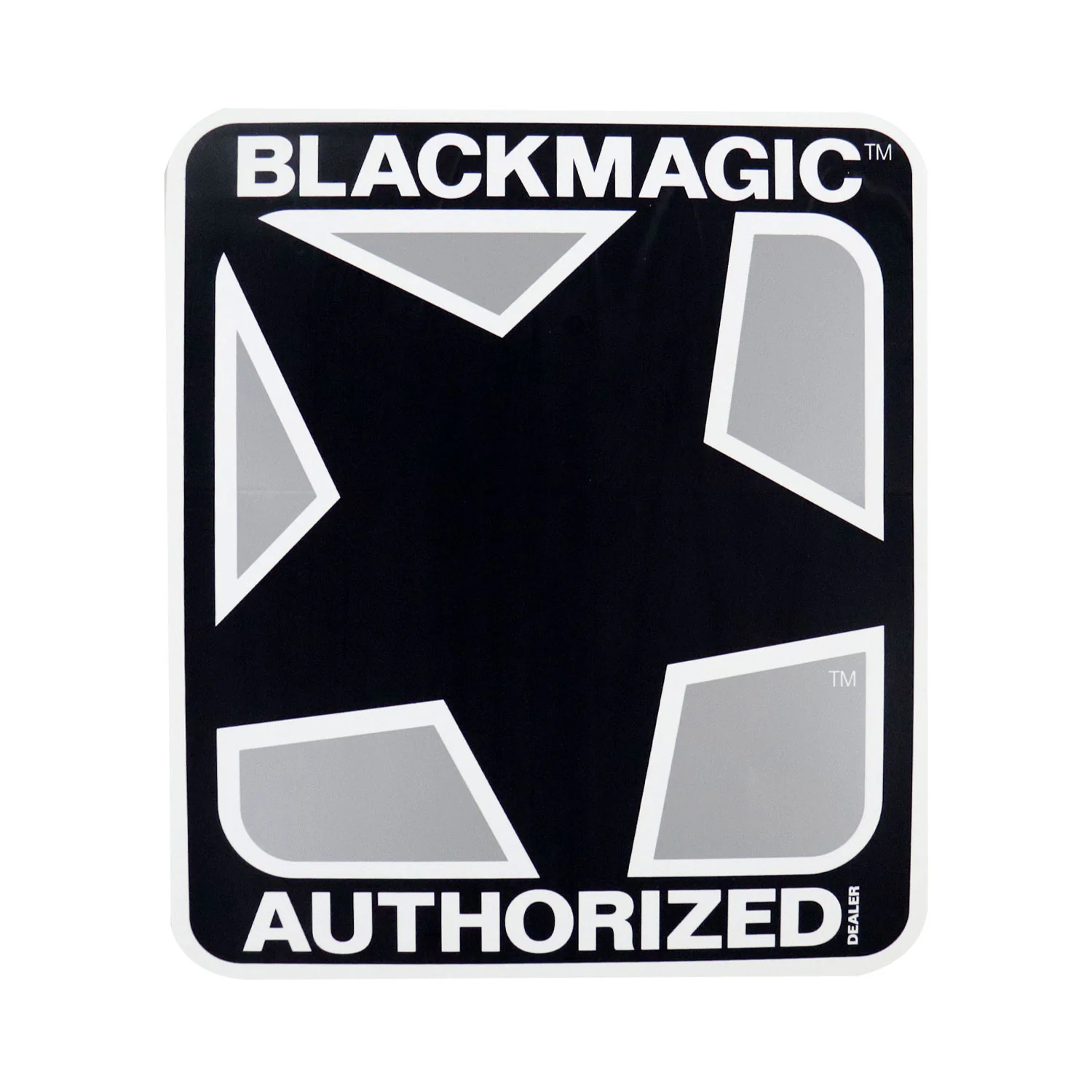 Black Magic Sticker Star Black 6.75" x 7.5"