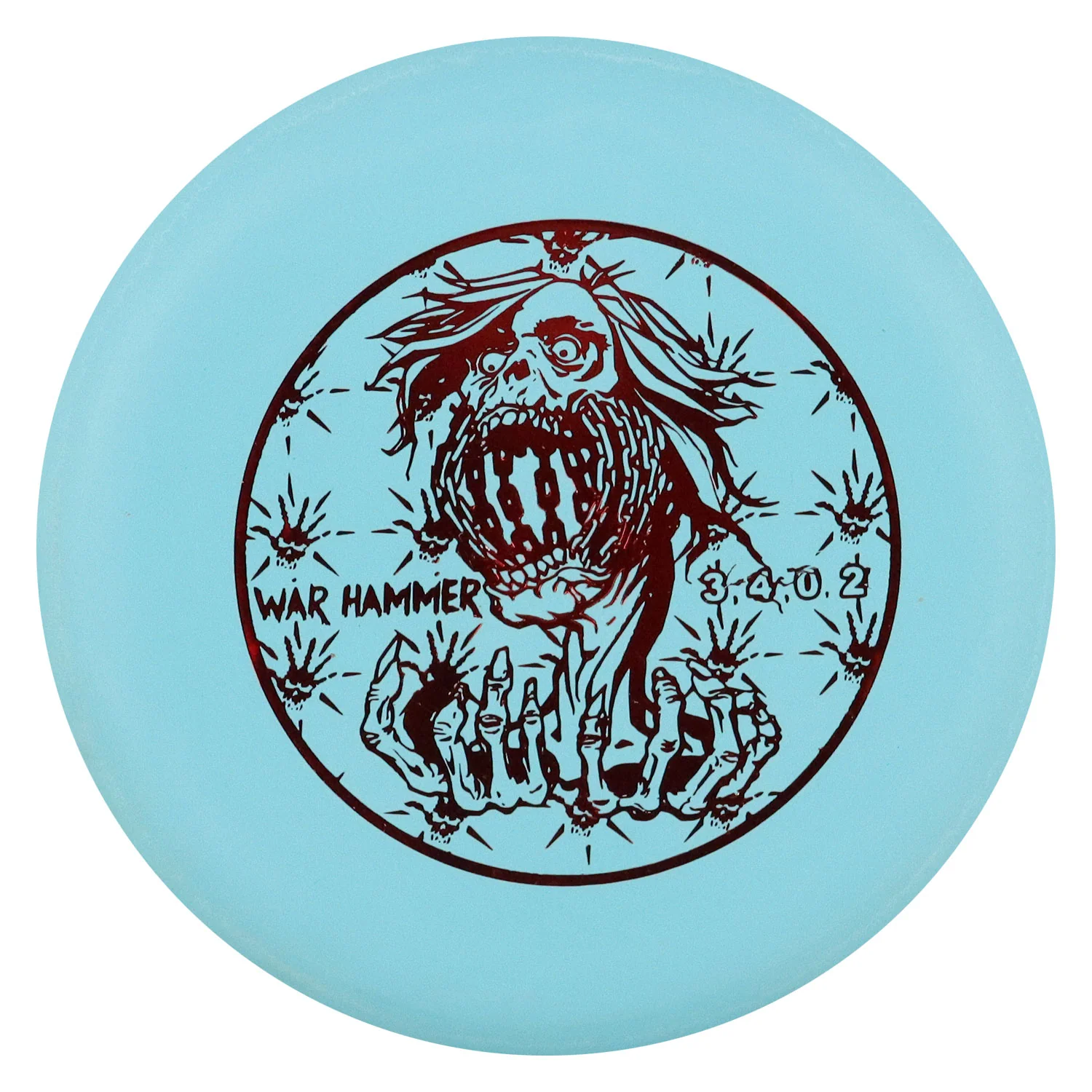Black Zombie Disc Golf SSSS Warhammer Putter 3/4/0/2 - Choose Exact Disc - Image 4