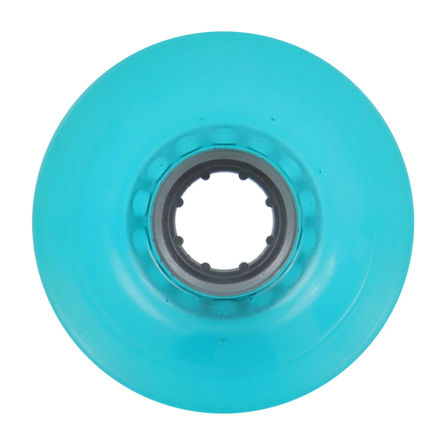 Blank Longboard Wheels 65mm x 45mm Aqua USA Offset 78A - Image 2