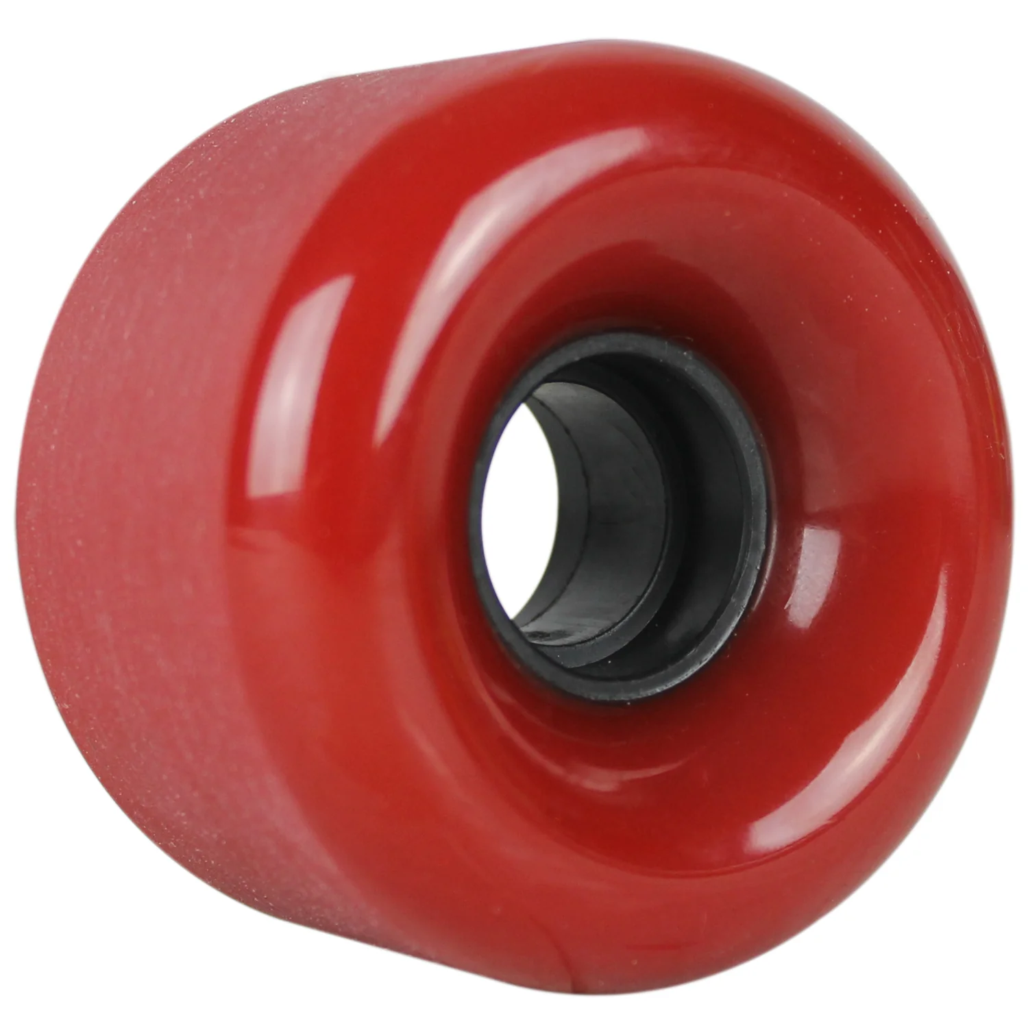 Blank Skateboard Longboard Wheels 78A USA Made Oxblood 64mm x 43mm - Image 3