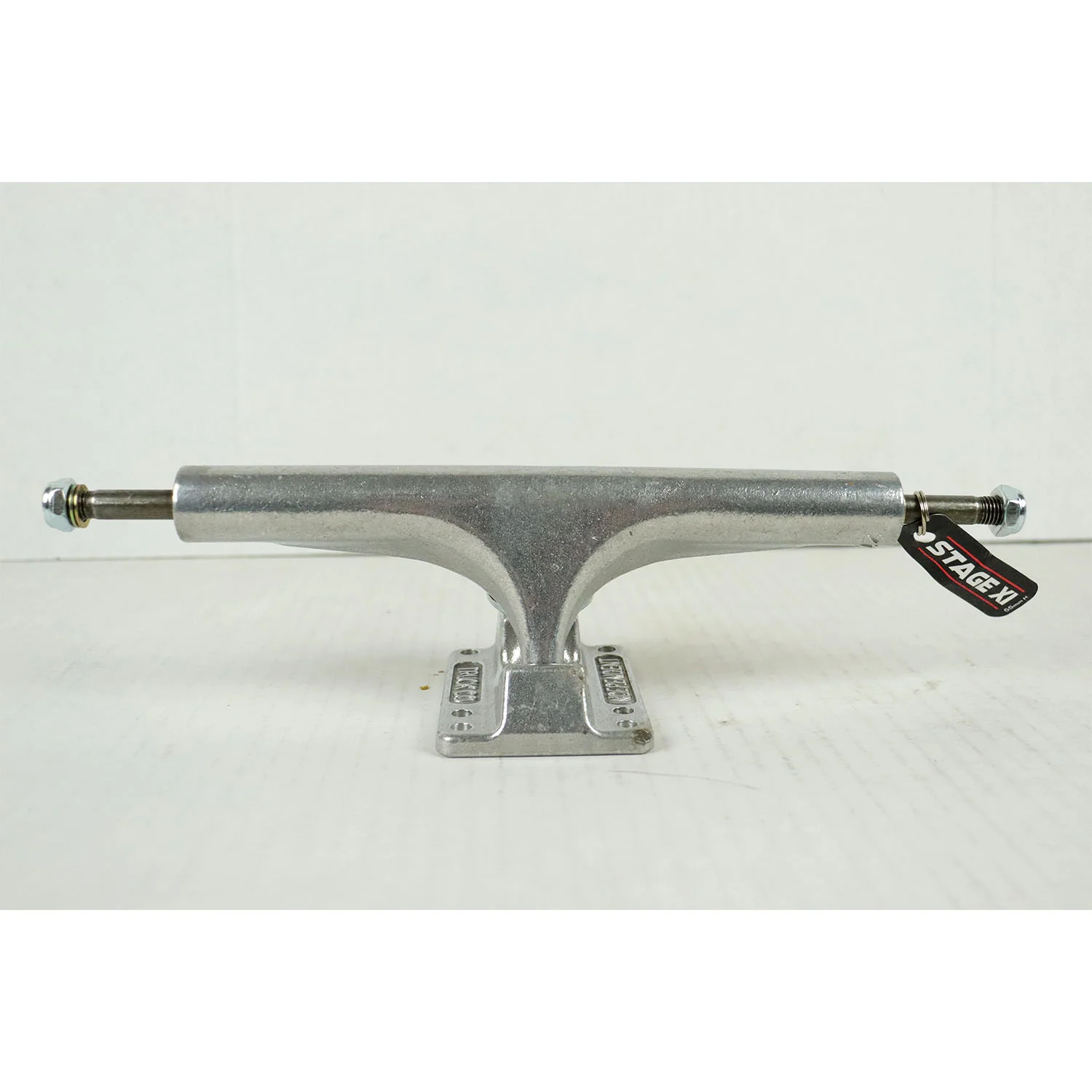 Blem Independent Skateboard Trucks 215 Silver Retro Style Pair 10" Axle Old School (SINGLE TRUCK) - Image 2