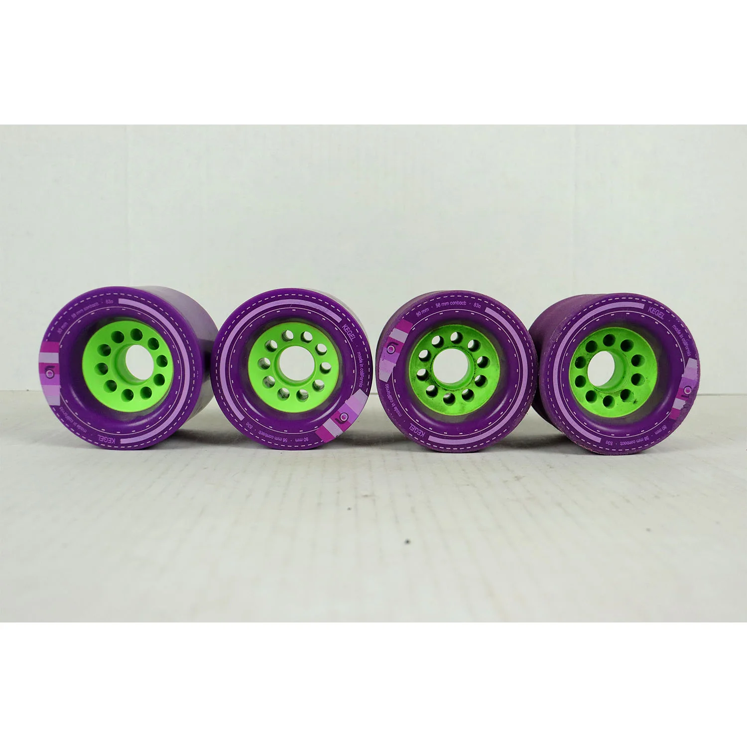 Blem Orangatang Longboard Wheels Kegel Purple 80mm 83A