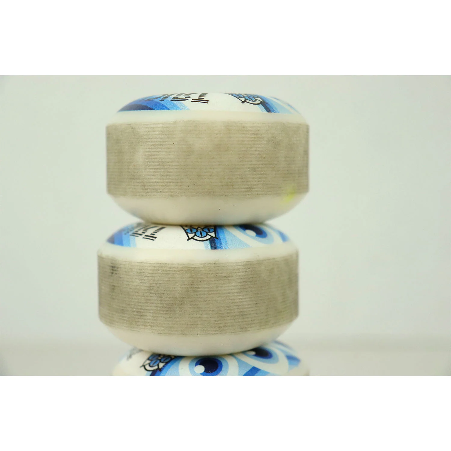 Blem Triclops Skateboard Wheels Third Eye 51mm 99A White with Abec 5 Bearings - Image 2