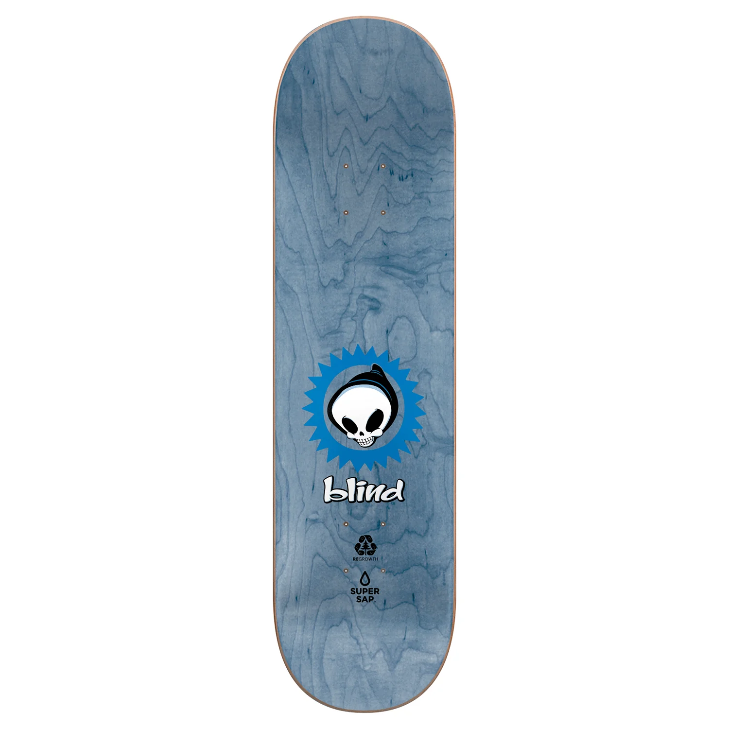 Blind Deck Cody Mcentire Reaper Helmet Super Sap Silver 8.25" x 32" - Image 2