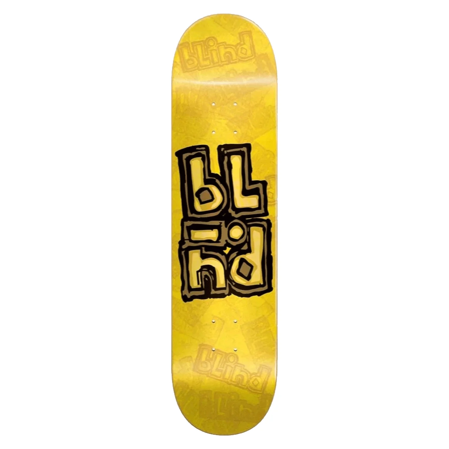 Blind Deck OG Stacked Stamp Yellow 7.75" x 31.2"