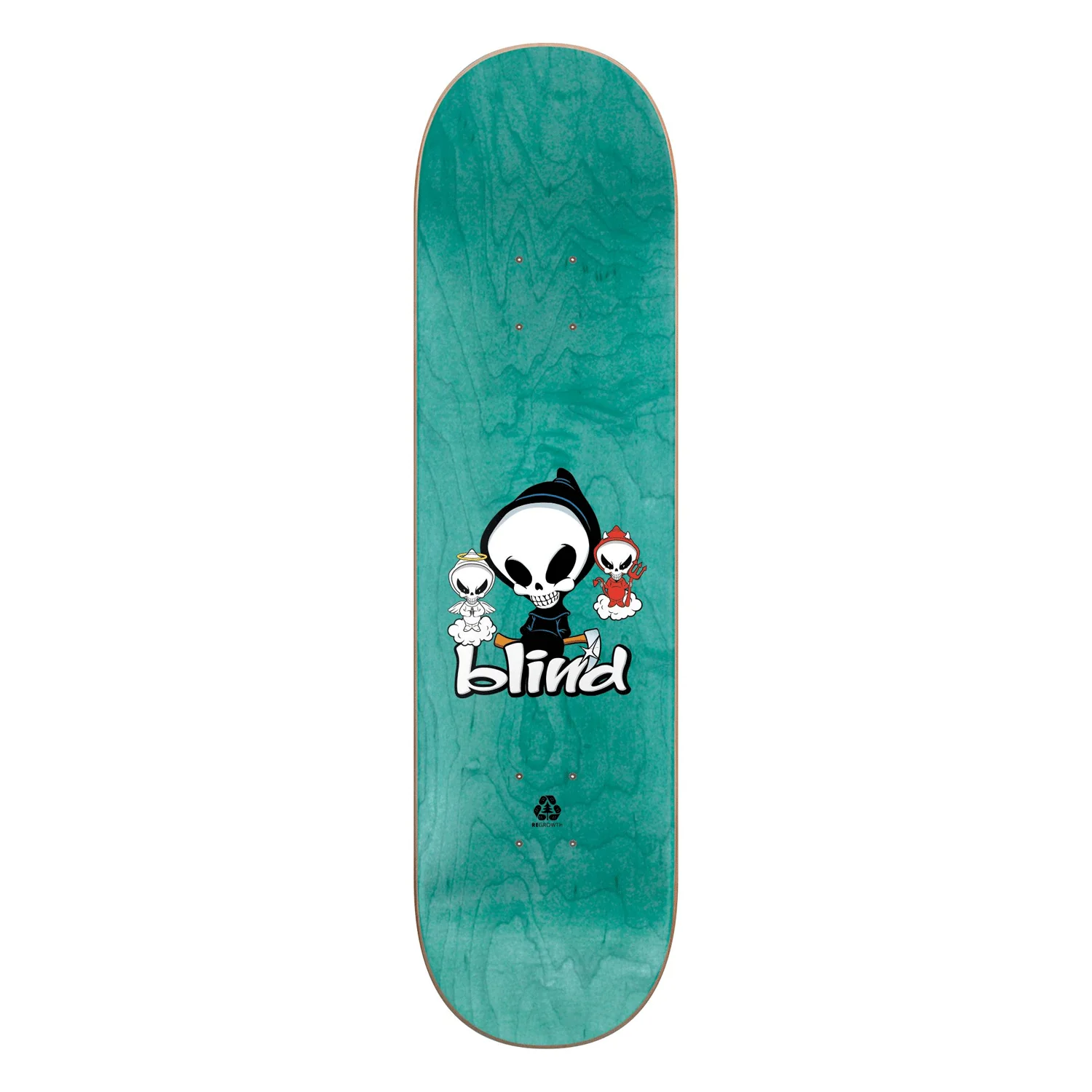 Blind Skateboard Deck Sora Good vs Evil Reaper 7.75" x 31.2" - Image 2