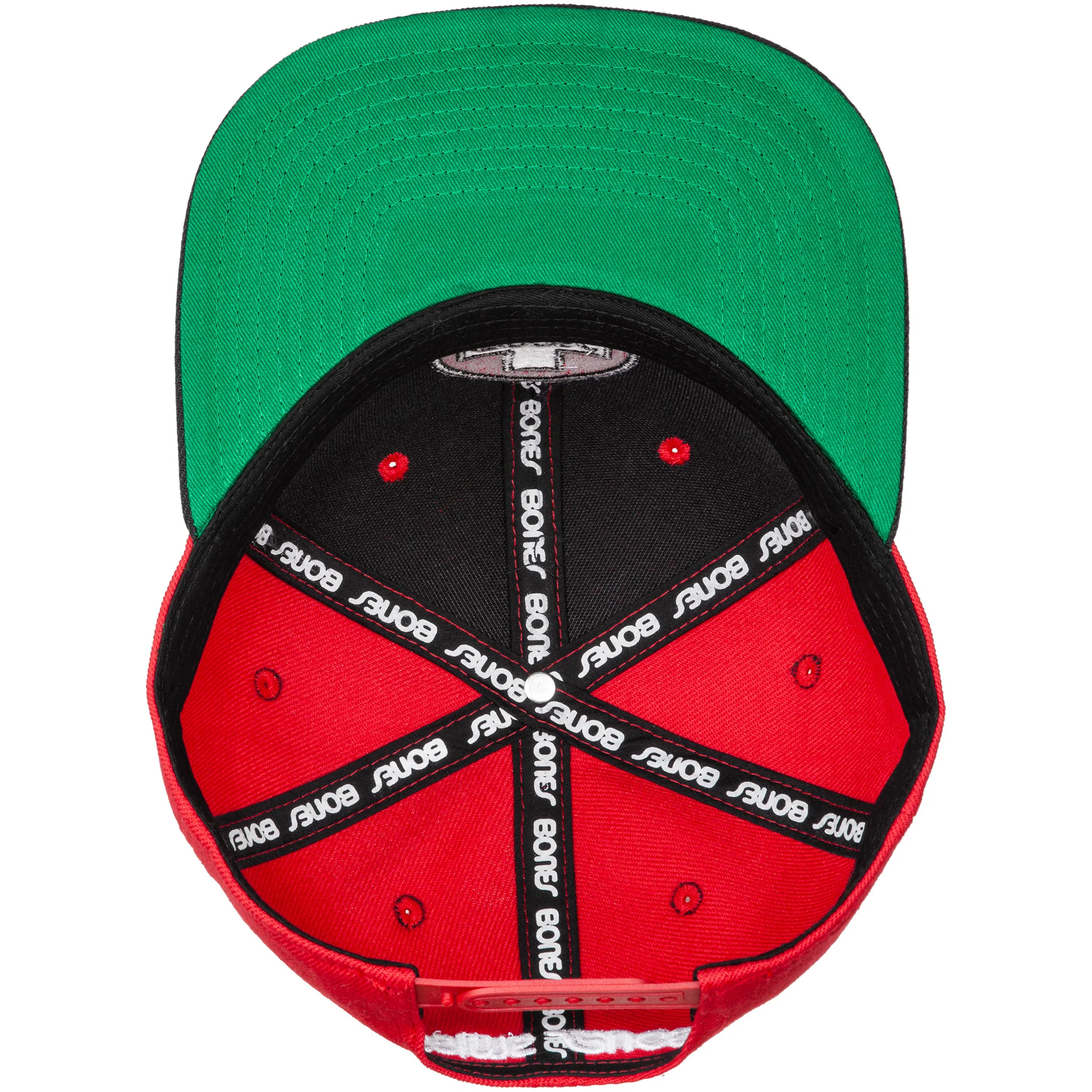 Bones Bearings Hat 6-Panel Red - Image 3
