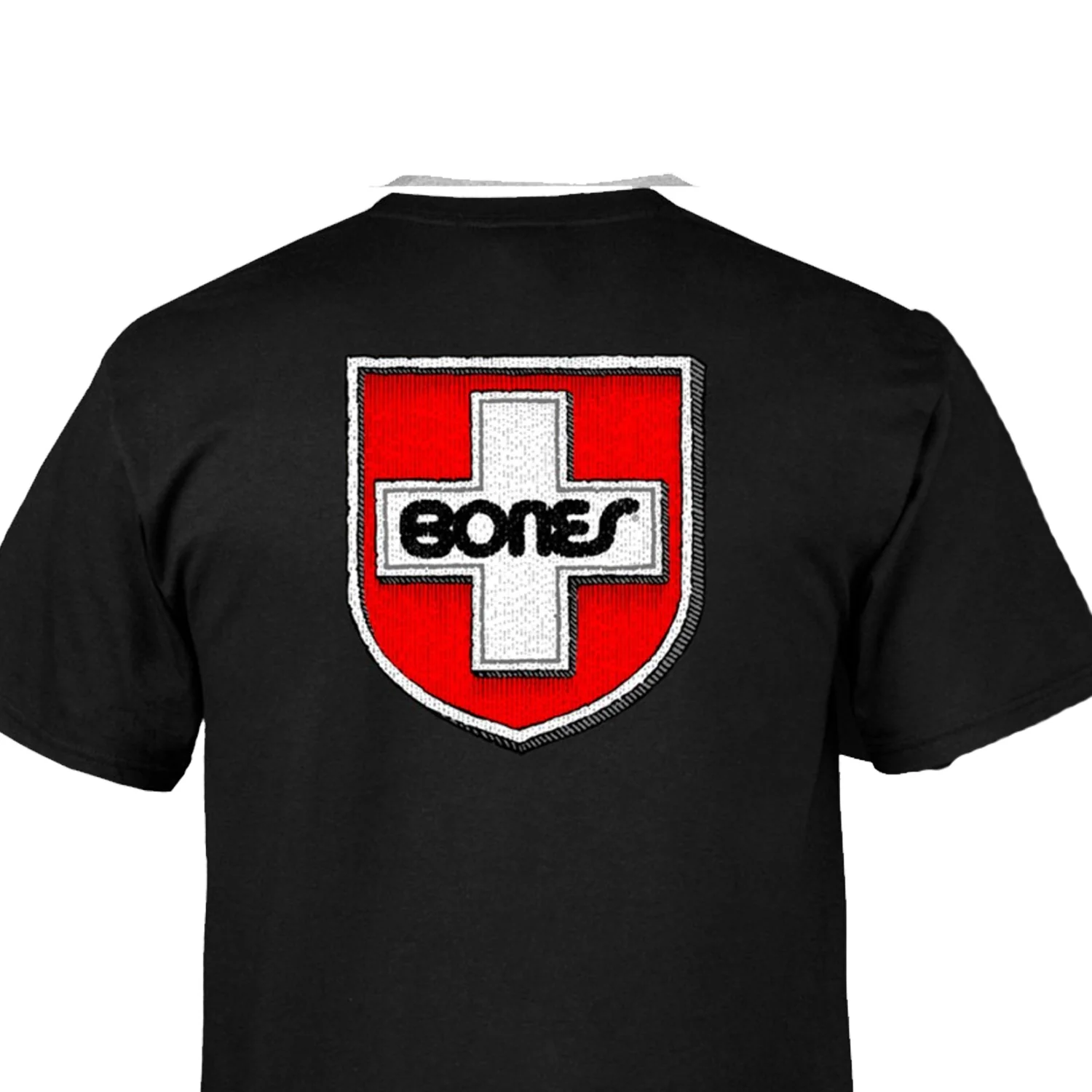 Bones Bearings Shirt Swiss Shield Pocket Black - Image 2