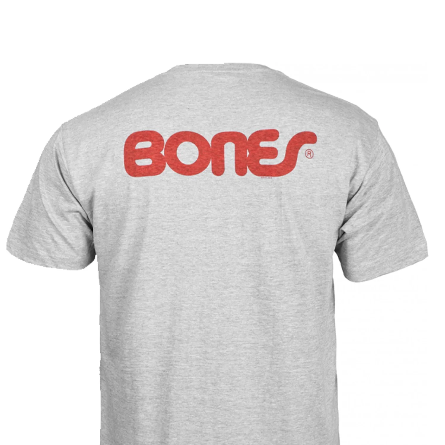Bones Bearings Shirt Swiss Text Heather Gray - Image 2