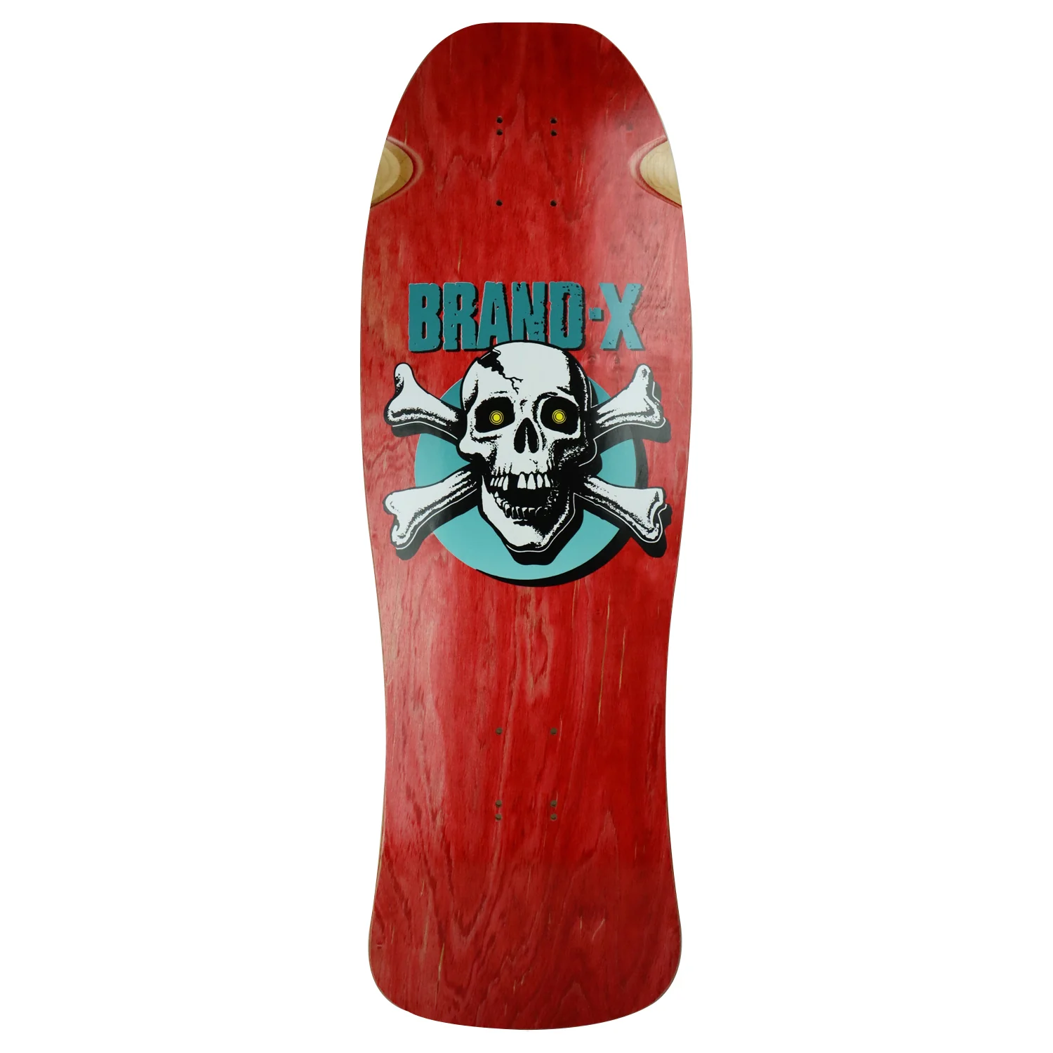Brand-X Skateboard Deck Knucklehead OG Fish Red 10" x 30.25" Old School