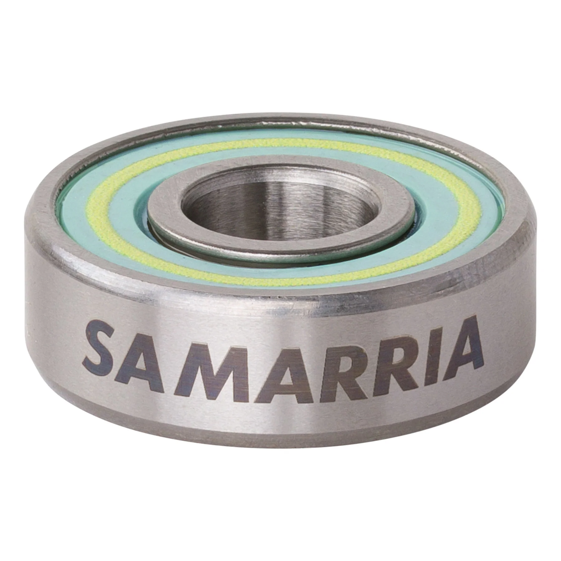 Bronson Speed Co Skateboard Bearings Samarria Brevard Pro G3 Teal/Yellow - Image 5