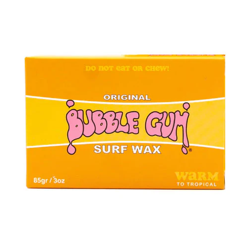 Bubble Gum Surf Wax Original Warm/Tropical Single Bar
