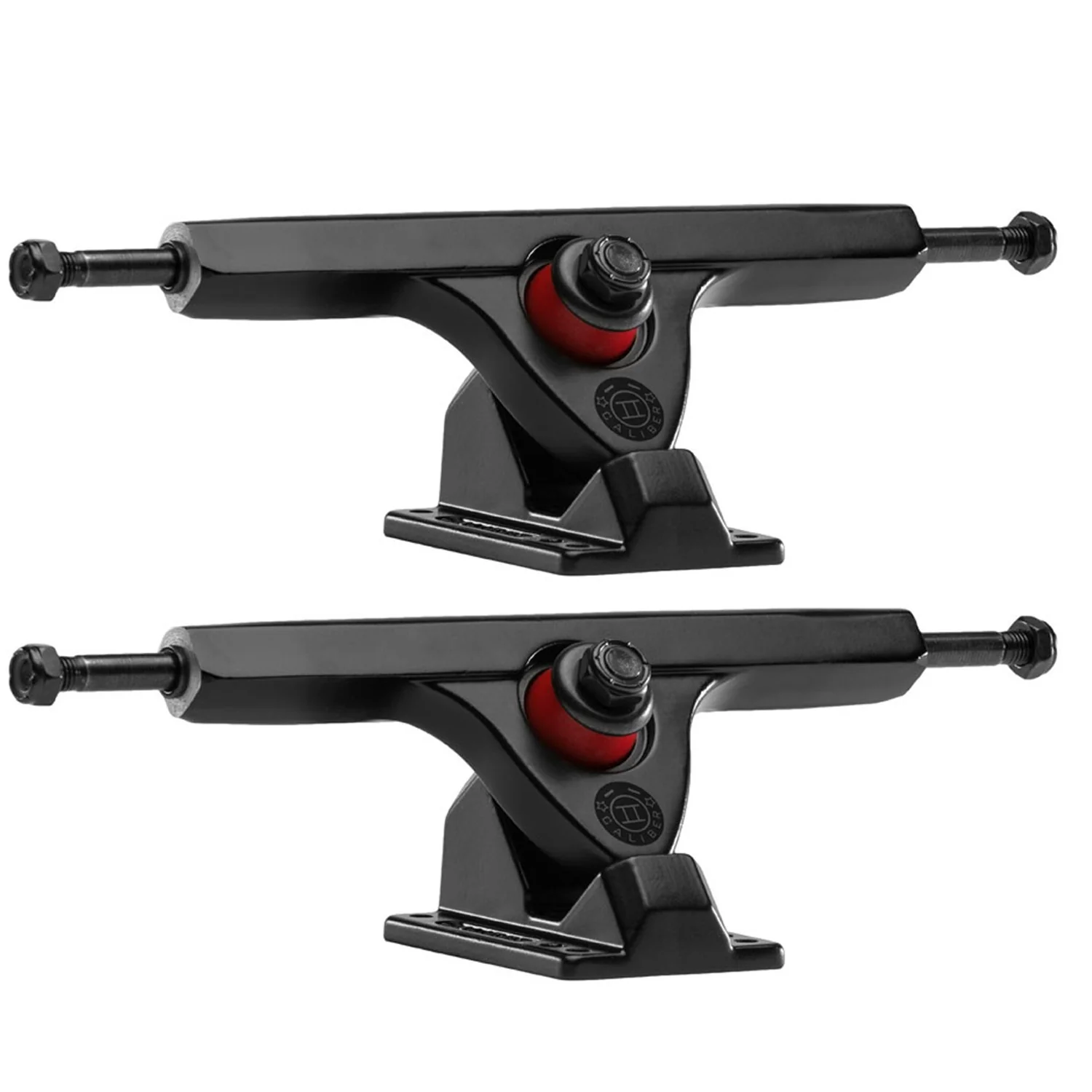 Caliber II Longboard Trucks Stage 2 50° 9" Black (pair) Reverse Kingpin