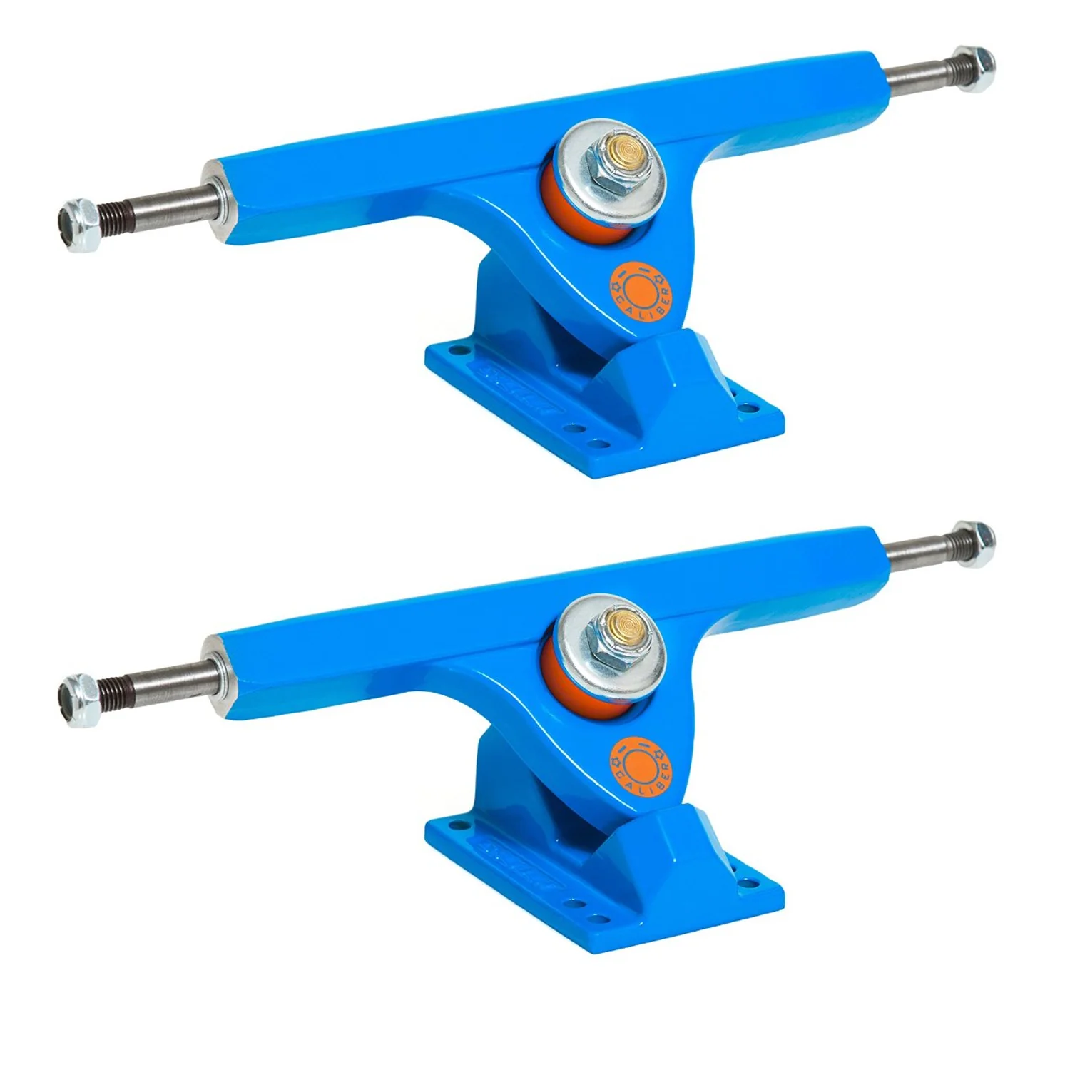 Caliber Longboard Trucks 44° 10" Blue (pair) Reverse Kingpin