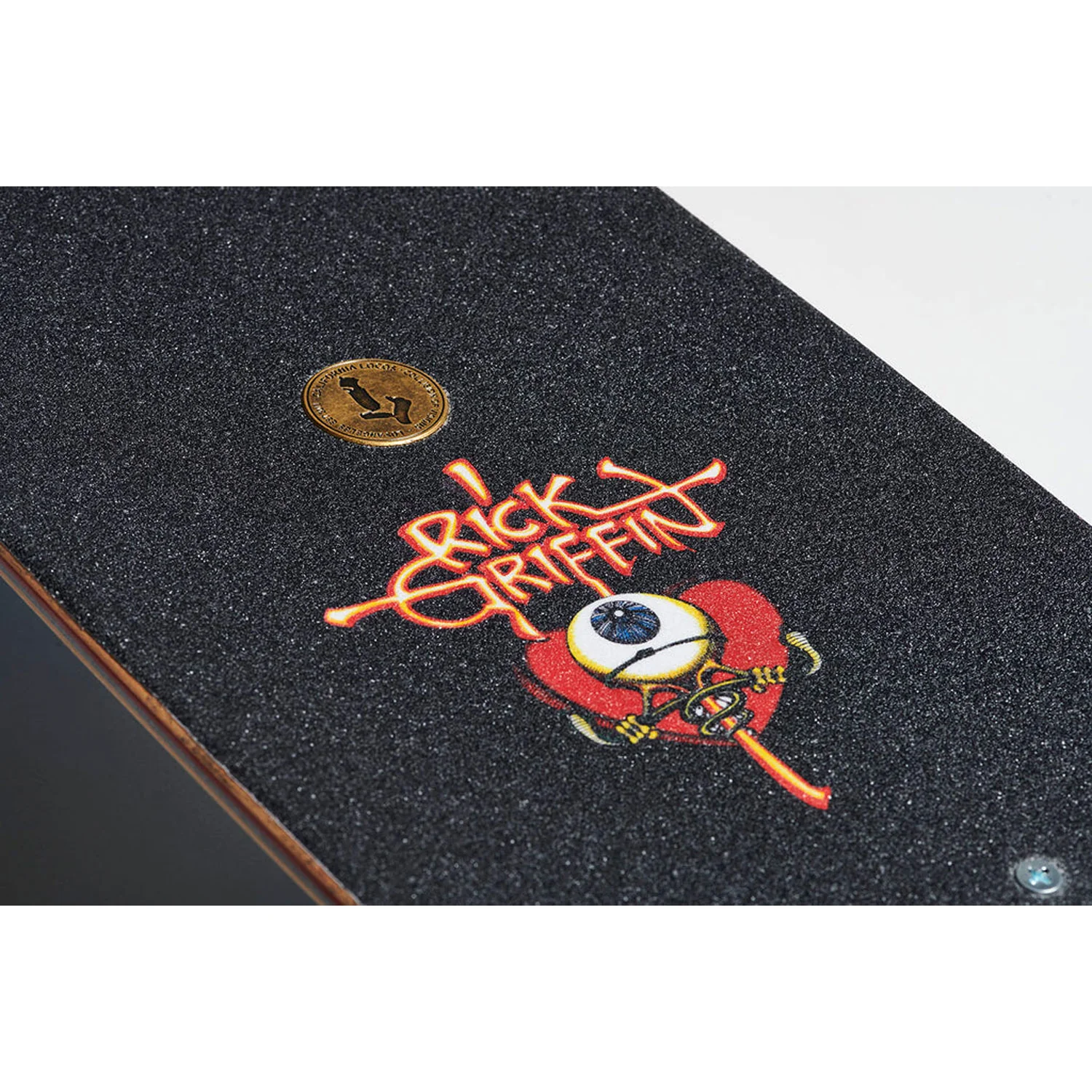 California Locos Skateboard Complete Rick Griffin Surfing Eyeball 8.0" - Image 3