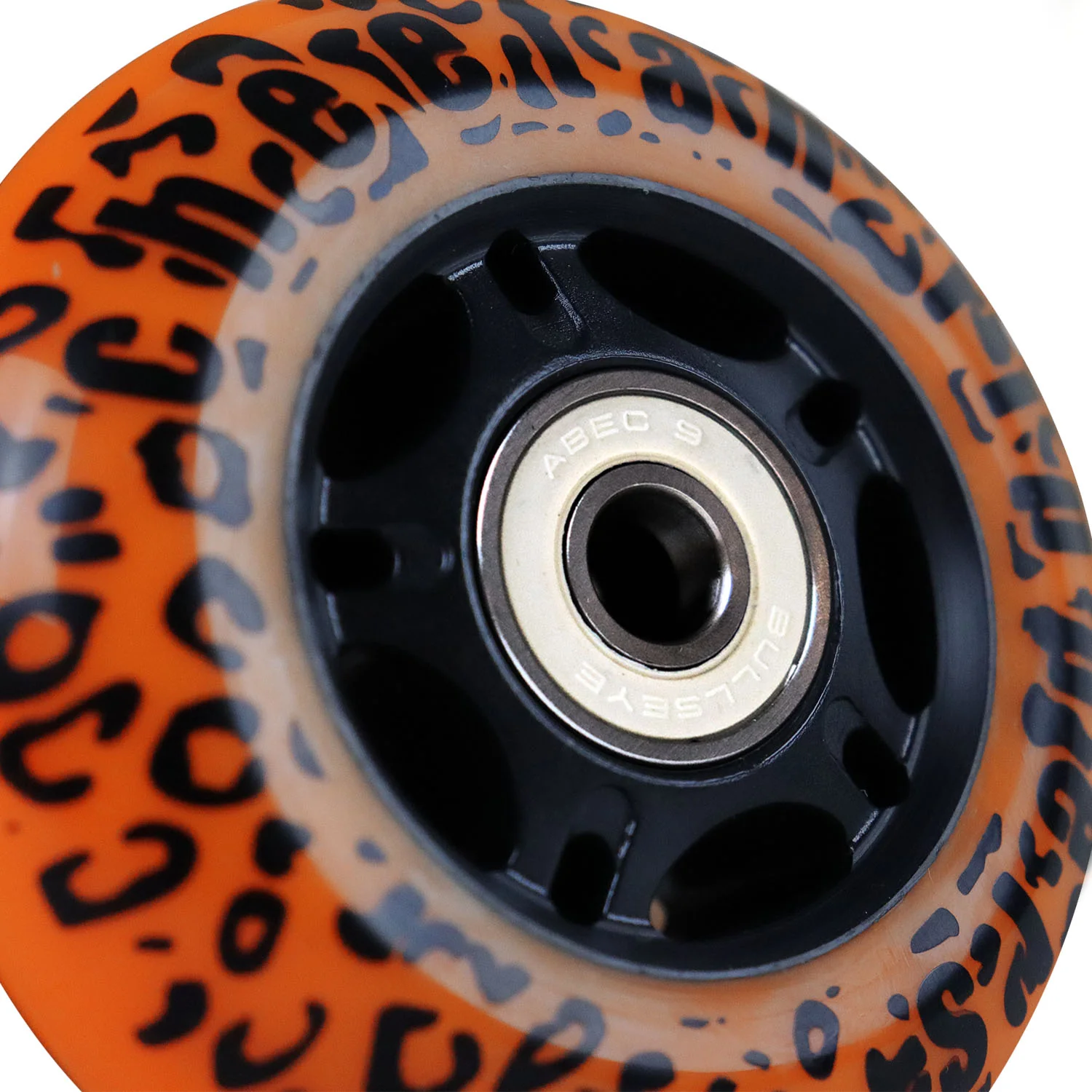 Cheetah Rippers 76mm 82A Orange Wheels with Abec 9 Bearings for Razor RipStik - Image 4