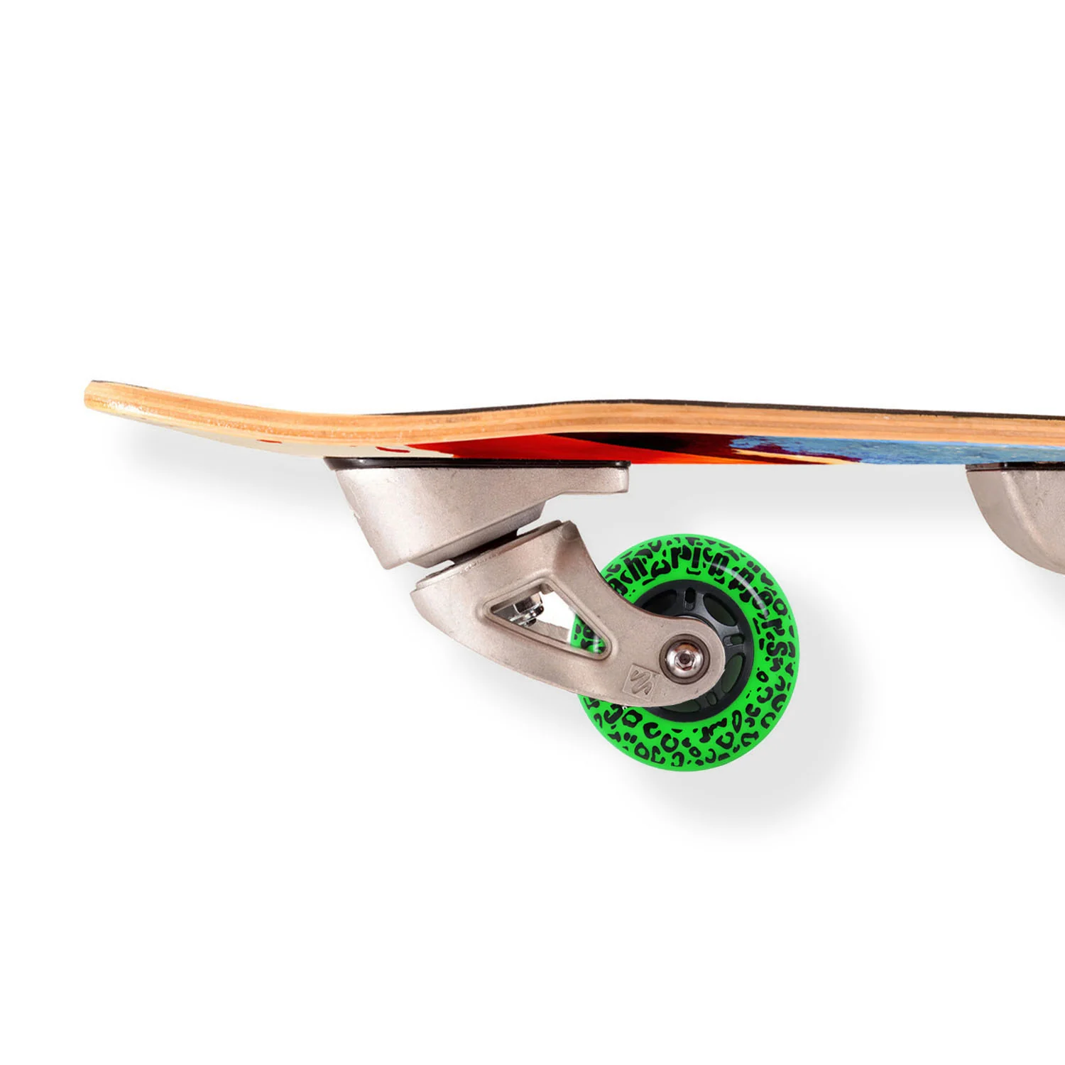 Cheetah Rippers 76mm 89A Green Wheels with Abec 9 Bearings for Razor RipStik - Image 5