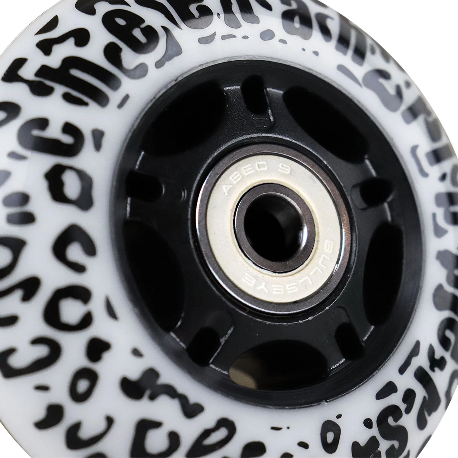 Cheetah Rippers 76mm 89A White Wheels with Abec 9 Bearings for Razor RipStik - Image 4