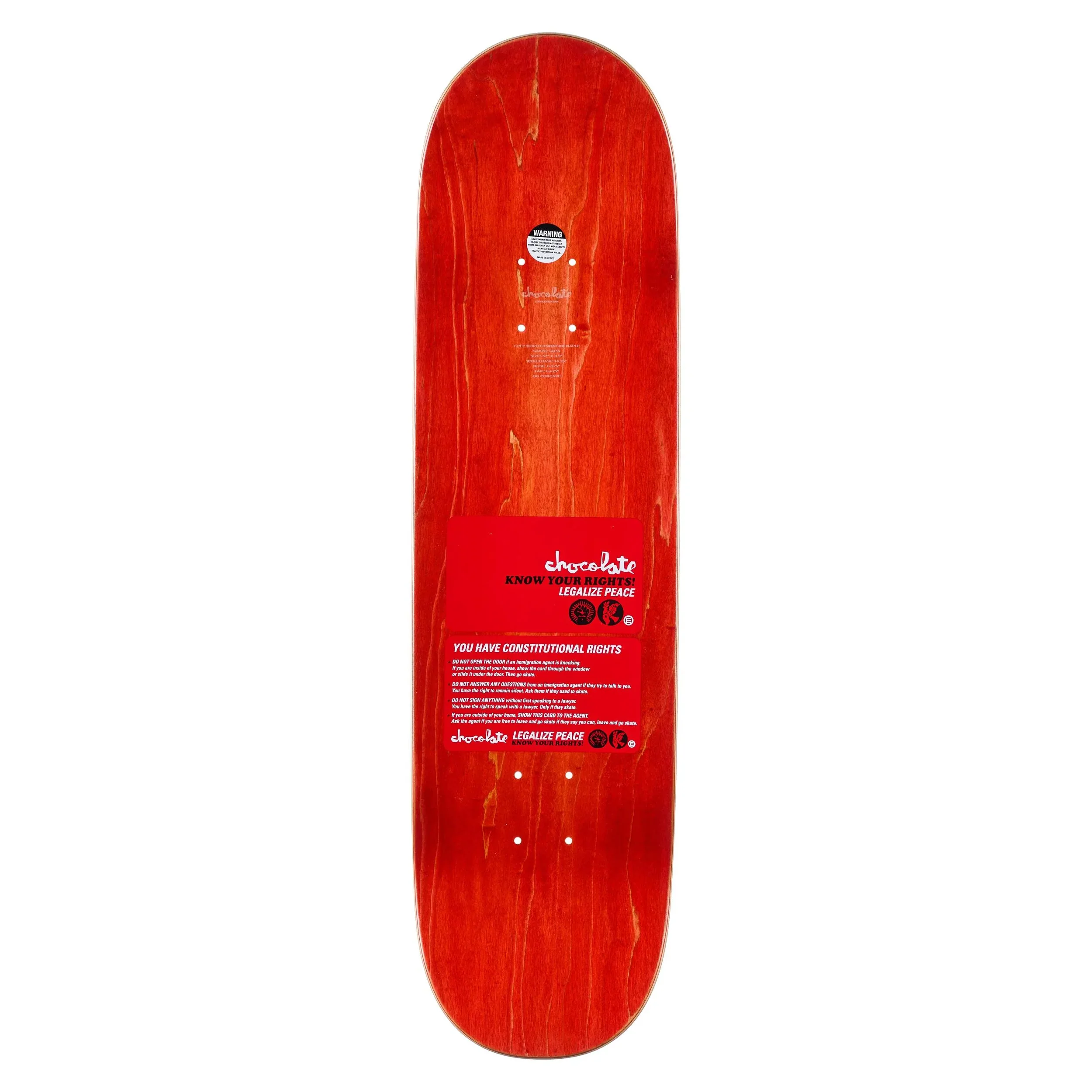 Chocolate Skateboard Complete Herrera Know Your Rights 8.375" x 32" - Image 2