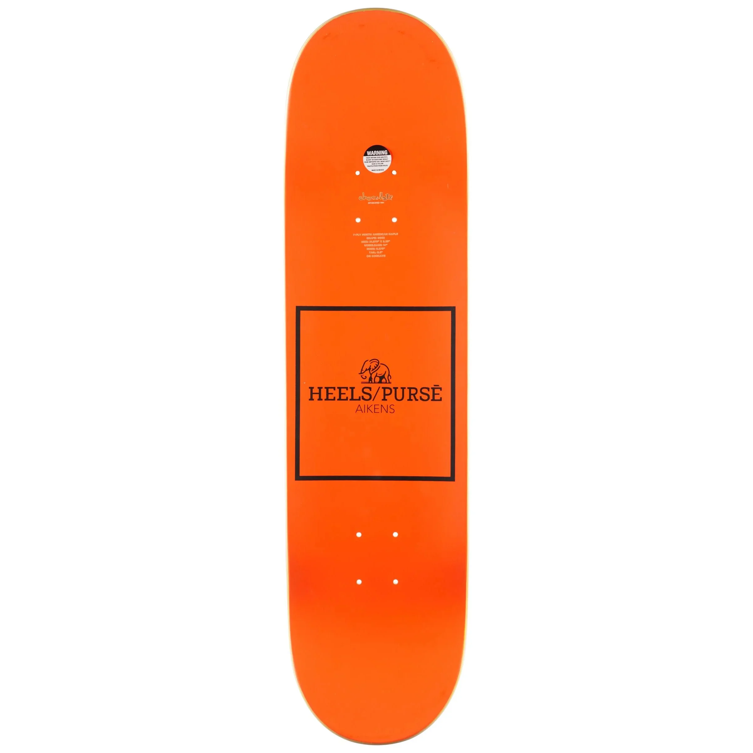 Chocolate Skateboard Deck Aikens Purse Blue 8.25" x 31.875" - Image 2