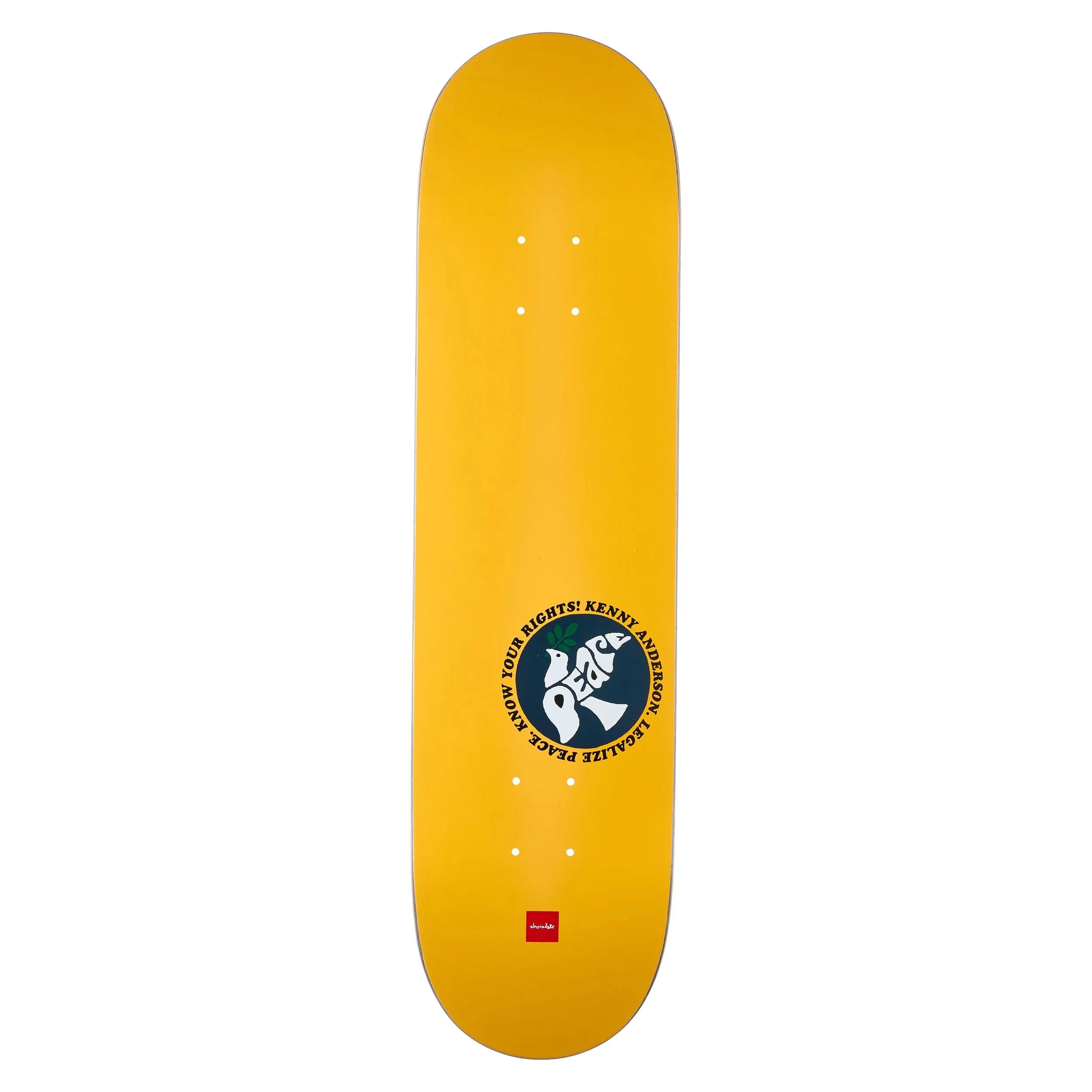 Chocolate Skateboard Deck Anderson Legalize Peace 8.0" x 31.5"