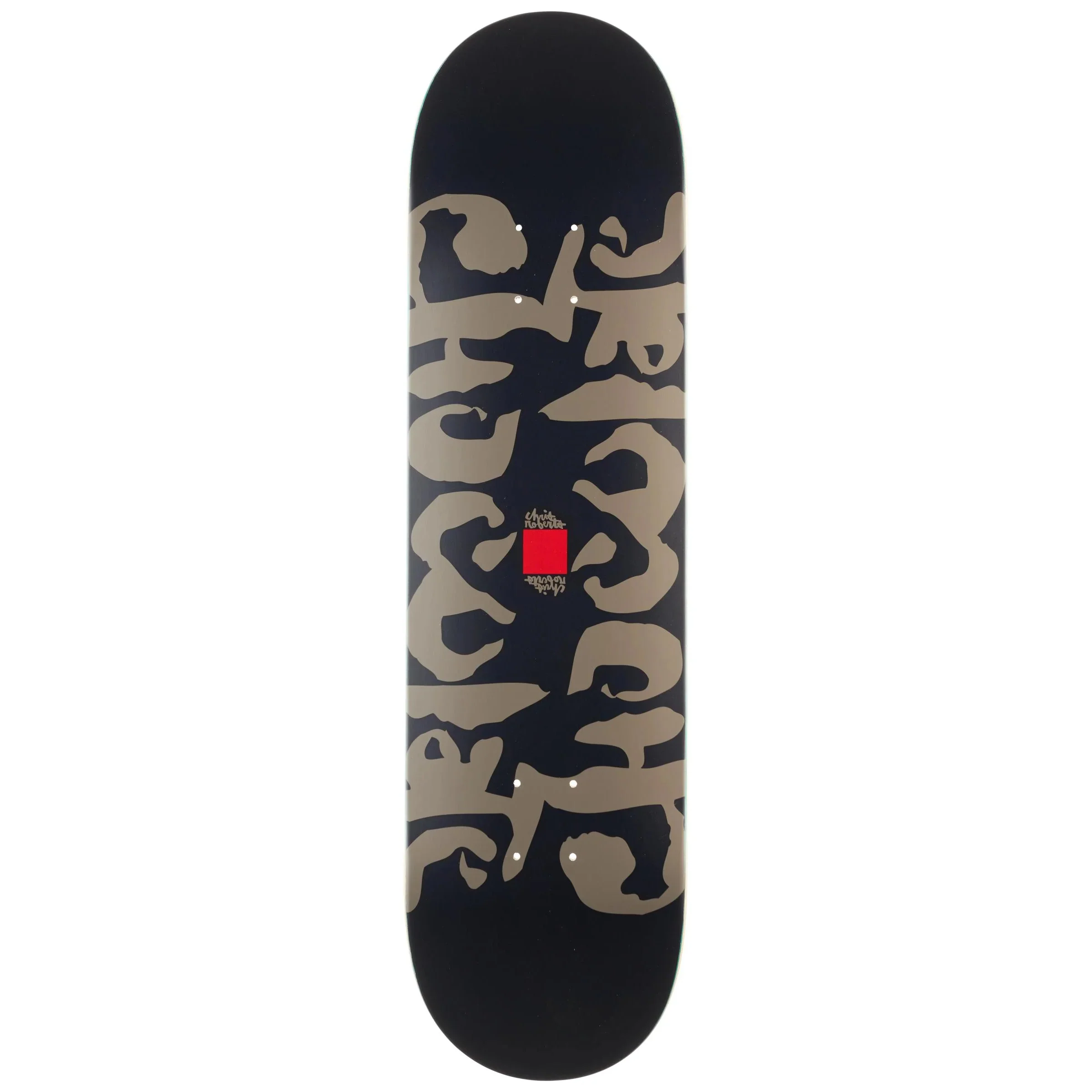 Chocolate Skateboard Deck Chris Roberts Ink Blot Twin Navy 8.25" x 31.875"