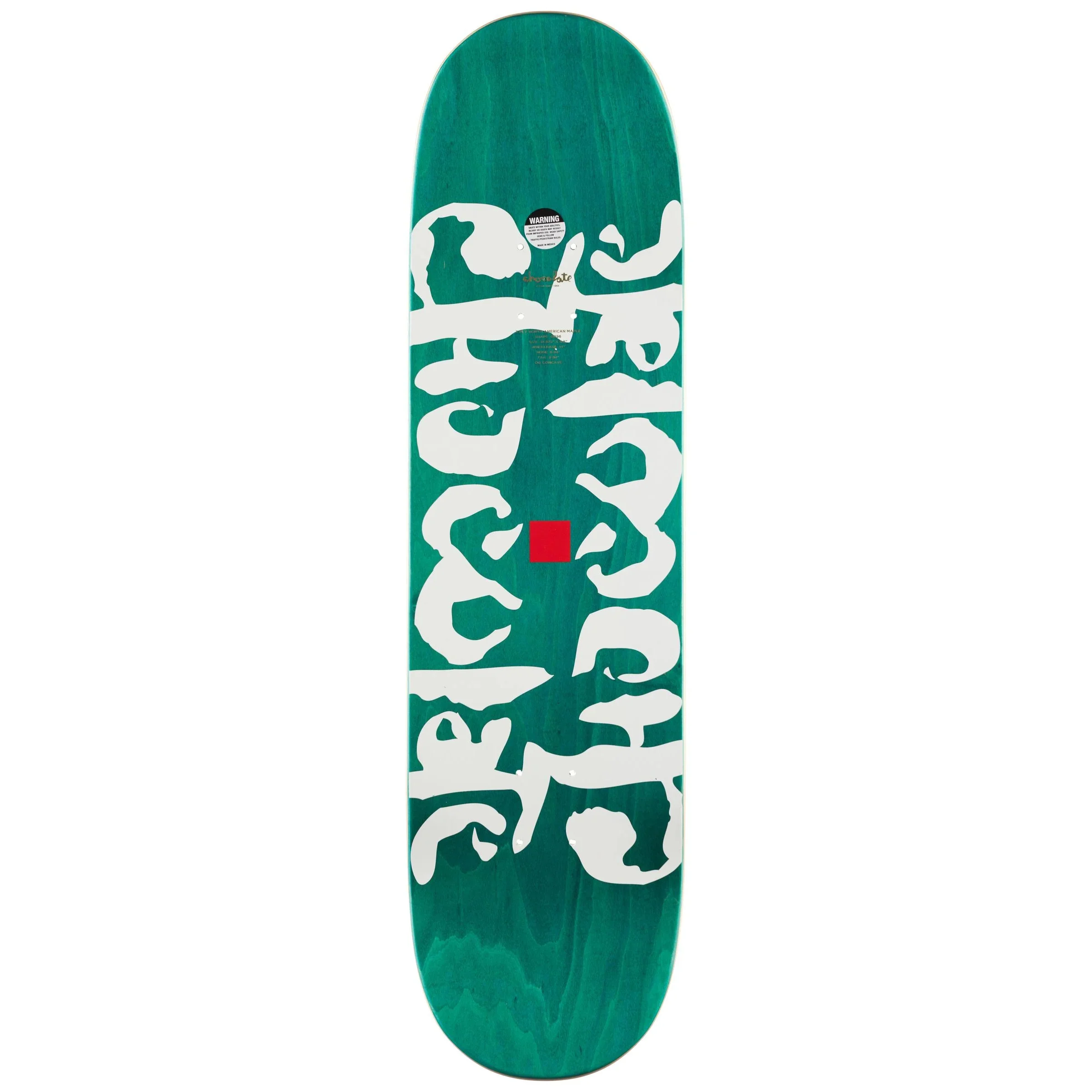 Chocolate Skateboard Deck Chris Roberts Ink Blot Twin Red 8.5" x 31.875" - Image 3
